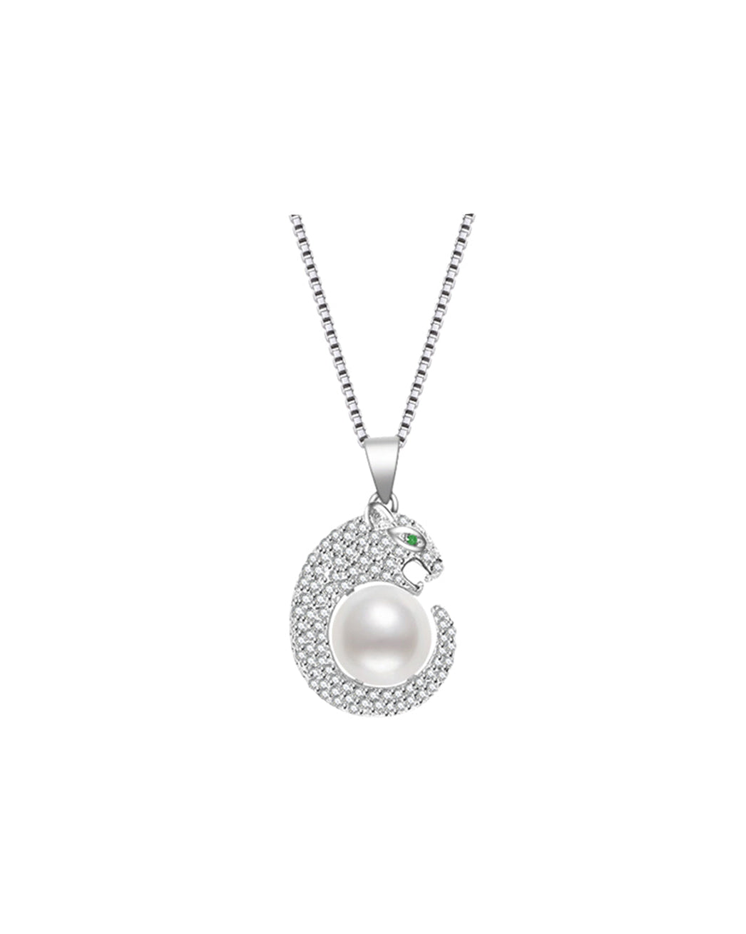 PEARLY LUSTRE | Leopard Freshwater Pearl Necklace WN00084 | SAFARI