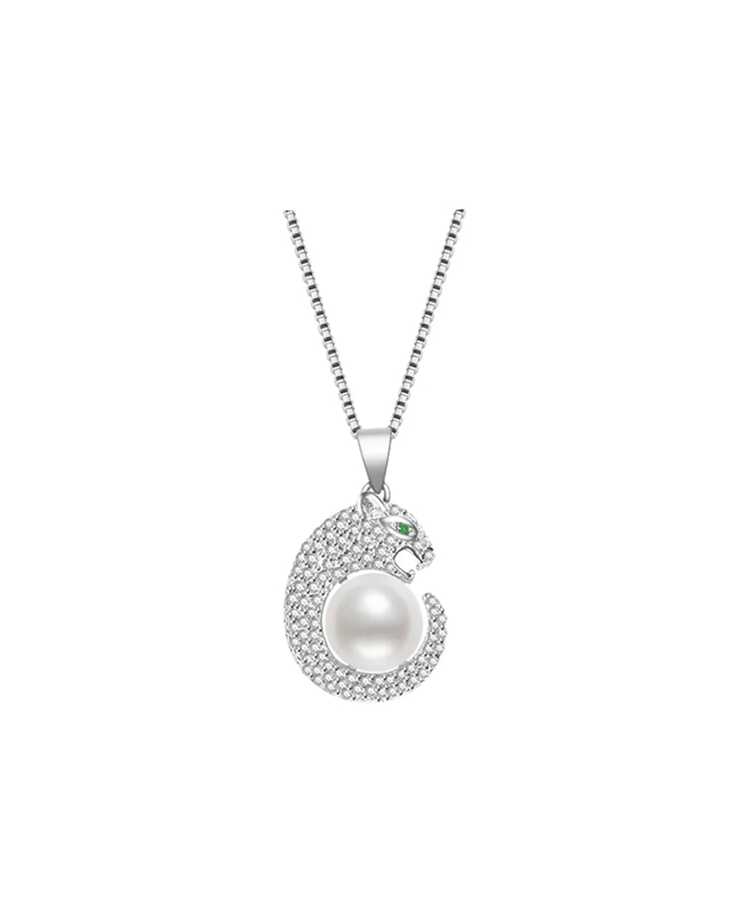 PEARLY LUSTRE | Leopard Freshwater Pearl Necklace WN00084 | SAFARI