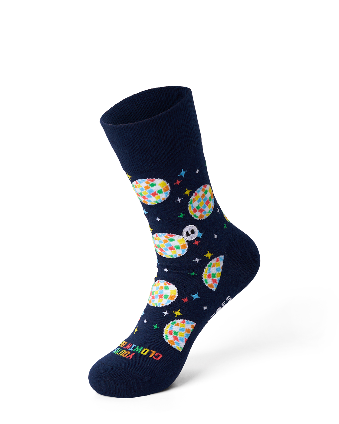 TALKING TOES | Rainbow Disco Sock