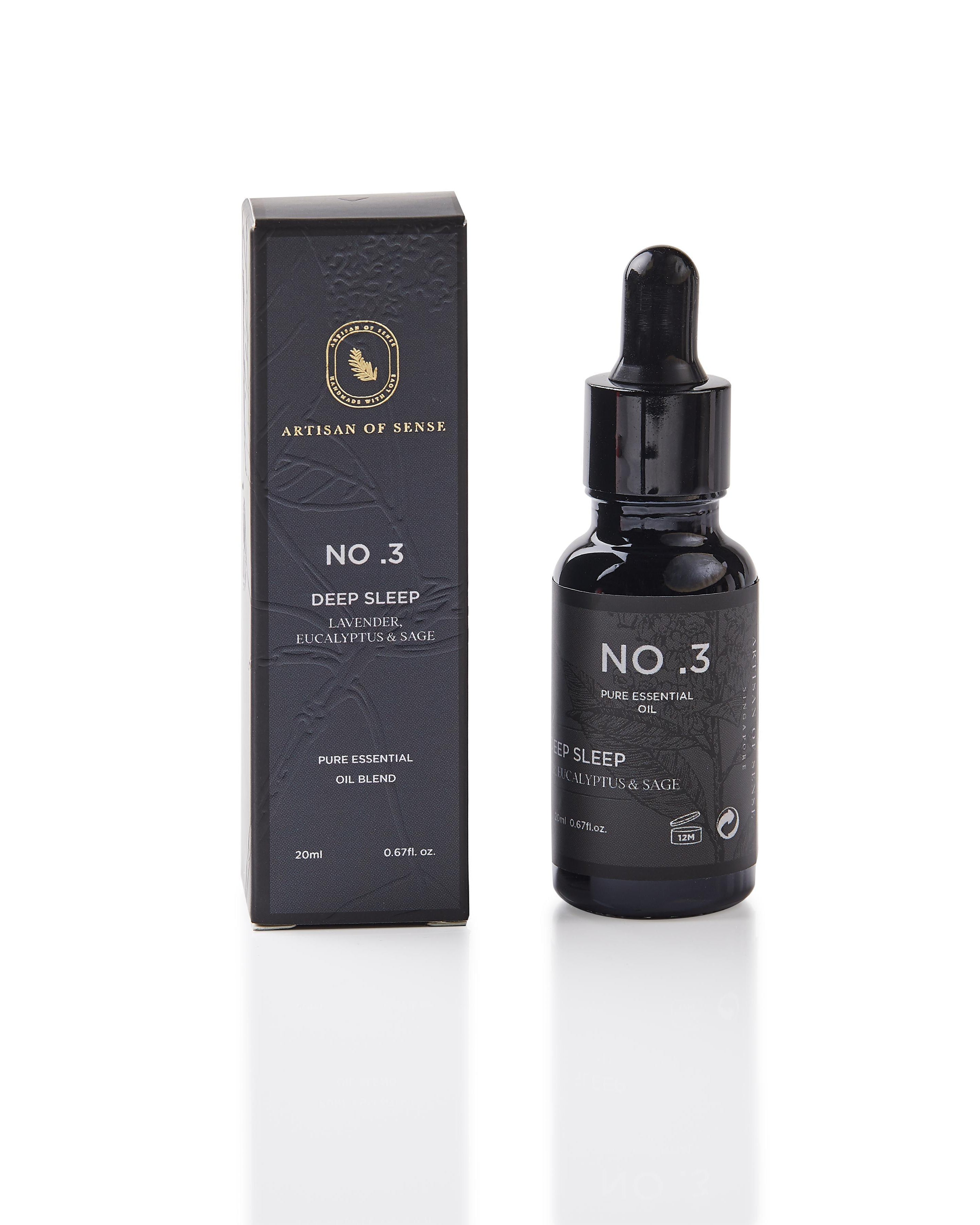 ARTISAN OF SENSE | No.3 Deep Sleep Essential Oil Blend | Lavender Eucalyptus & Sage