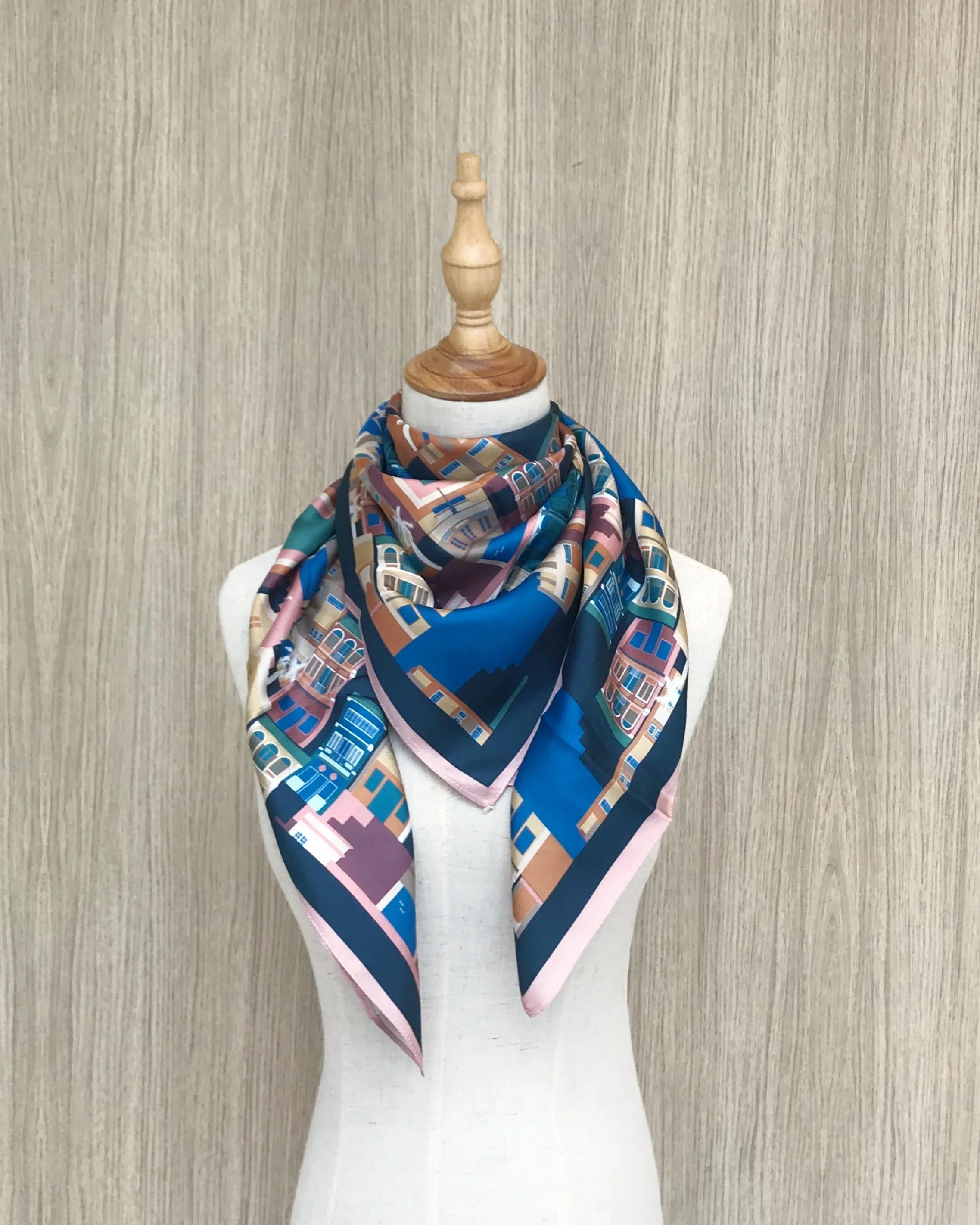 BINARY STYLE | Shophouses of Singapore Silk Scarf