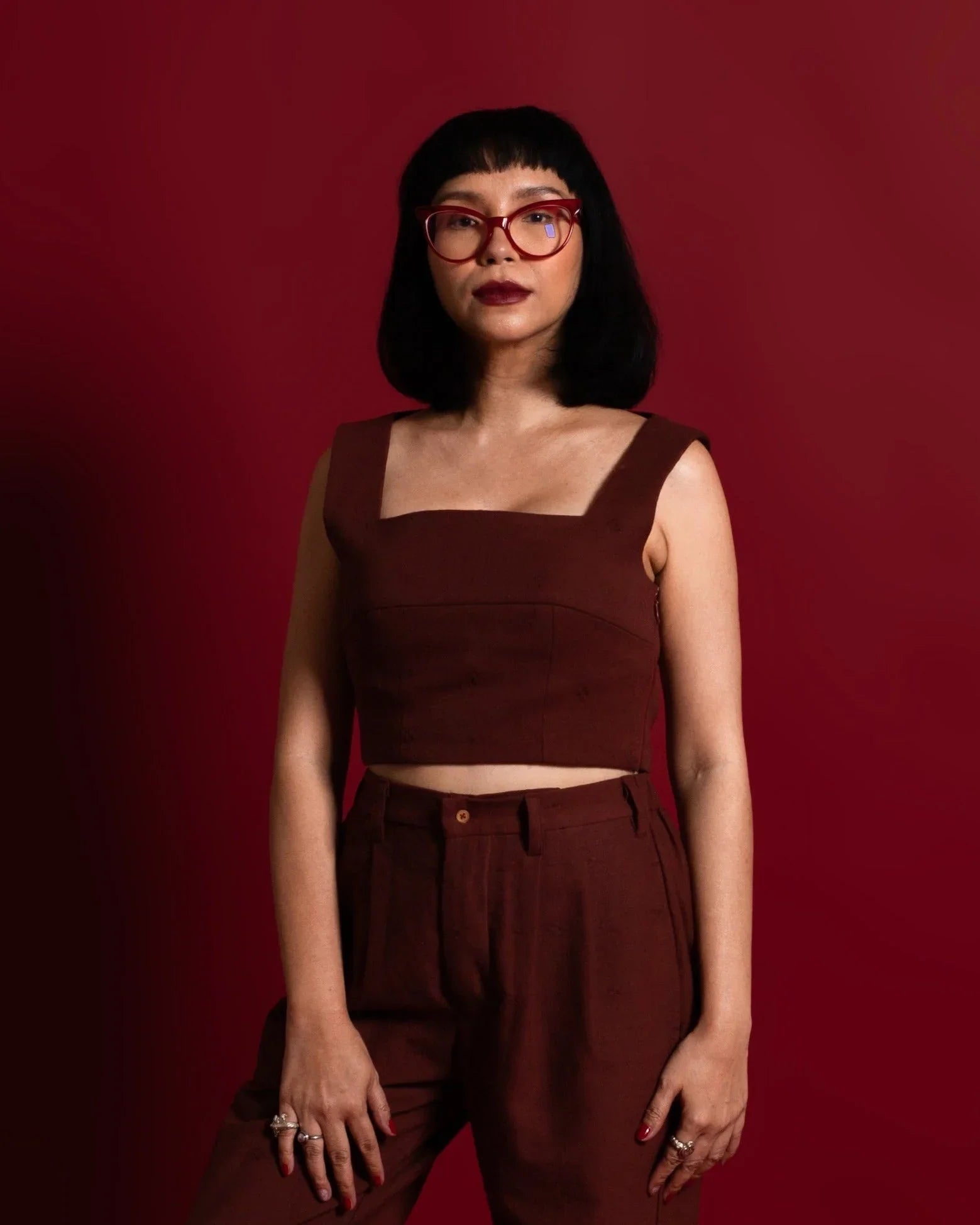 SUKKHA CITTA | TITIK - Sleeveless Crop Top