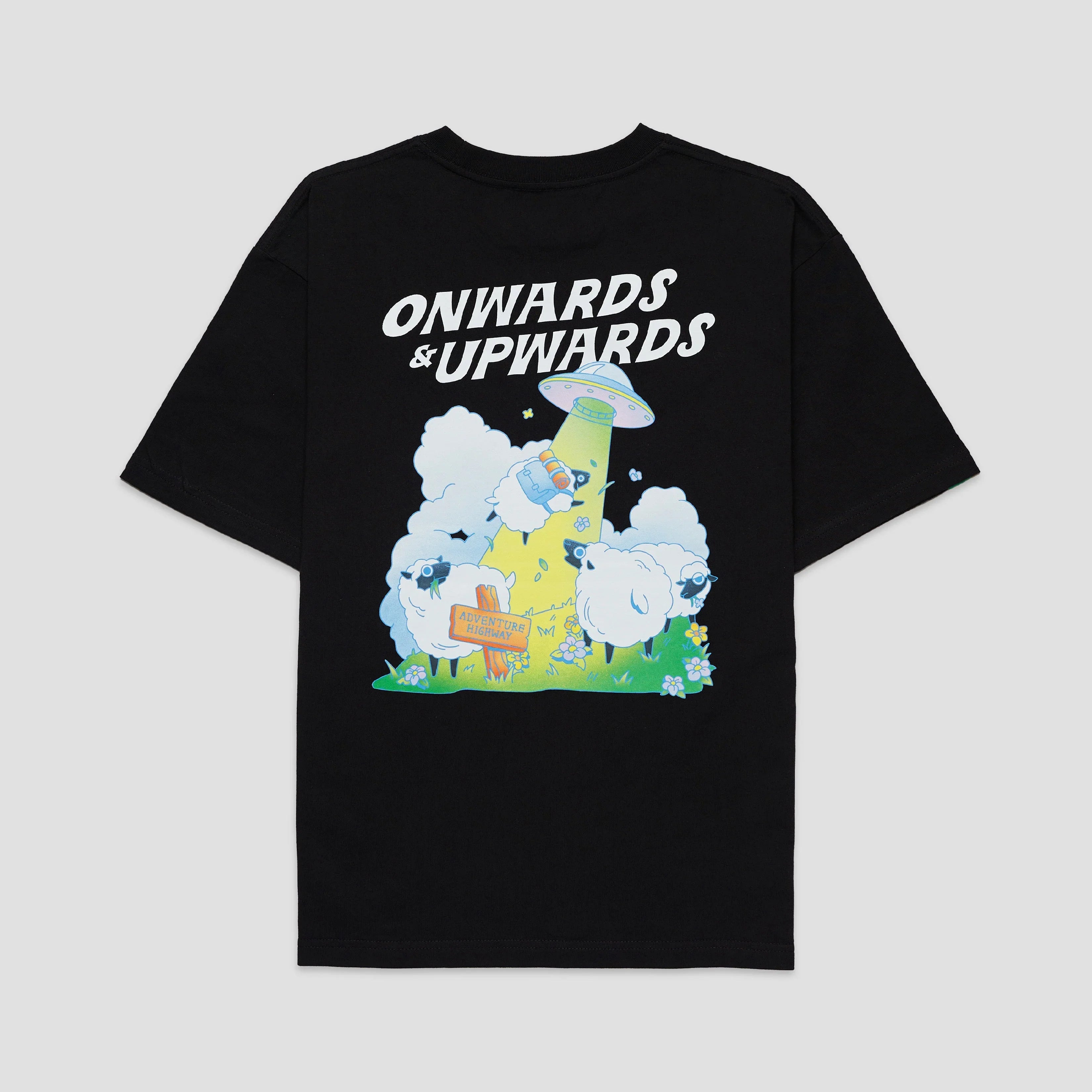 TALKING TOES | Space Sheep Oversized Tee - Black