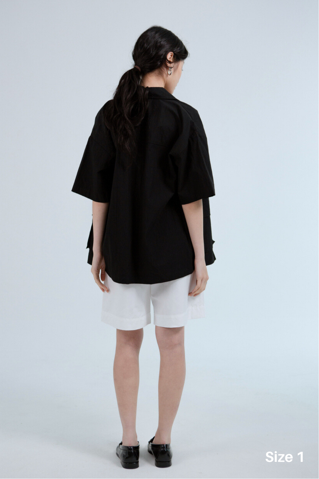 SAERO COLLECTIVE | Boho Overfit Shirt | Black