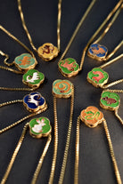 MARILYN TAN JEWELLERY | Lucky Zodiac Gold Chain Pendant Necklace With Enamel Charm