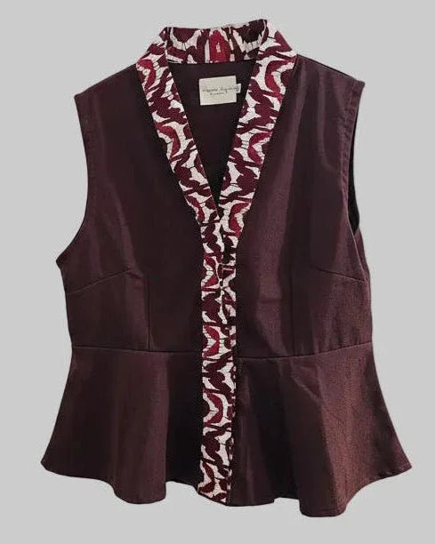 NYANA NYANA | Batik Peplum Vest