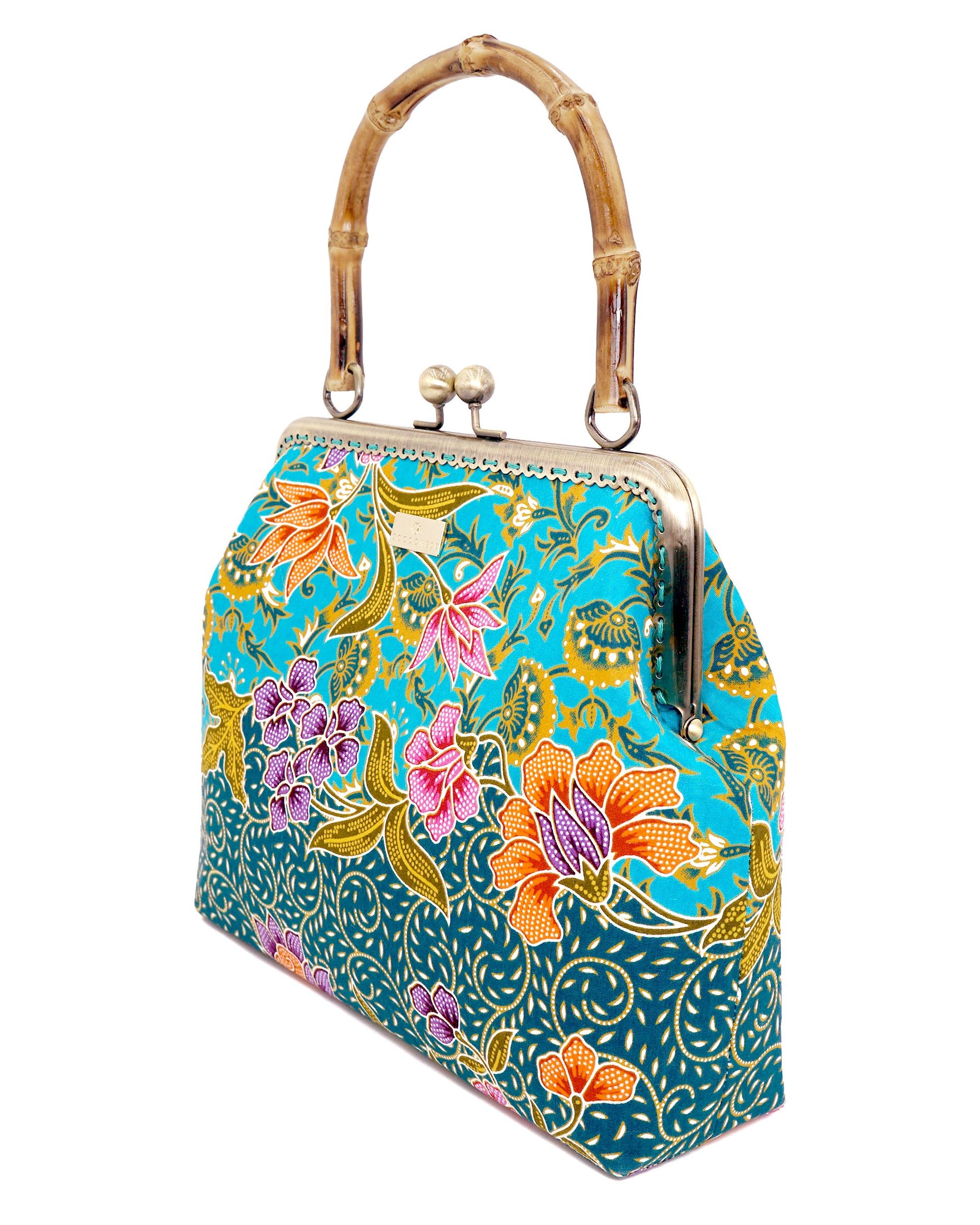 COCOONESE | Bamboo Top Handle Bag - Revolving Dream (GN)