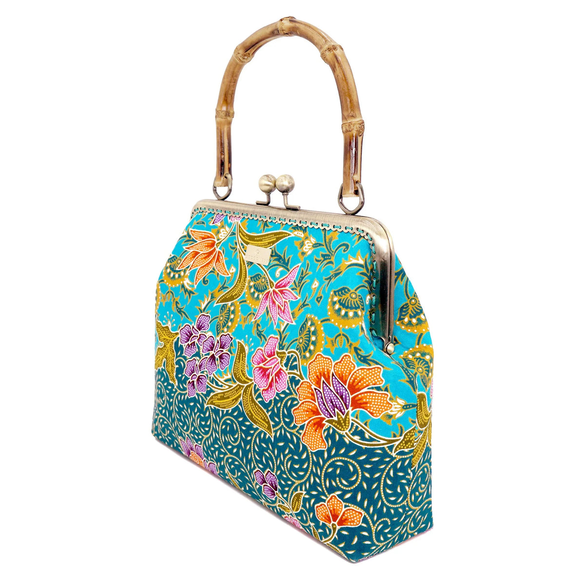 COCOONESE | Bamboo Top Handle Bag - Revolving Dream (GN)