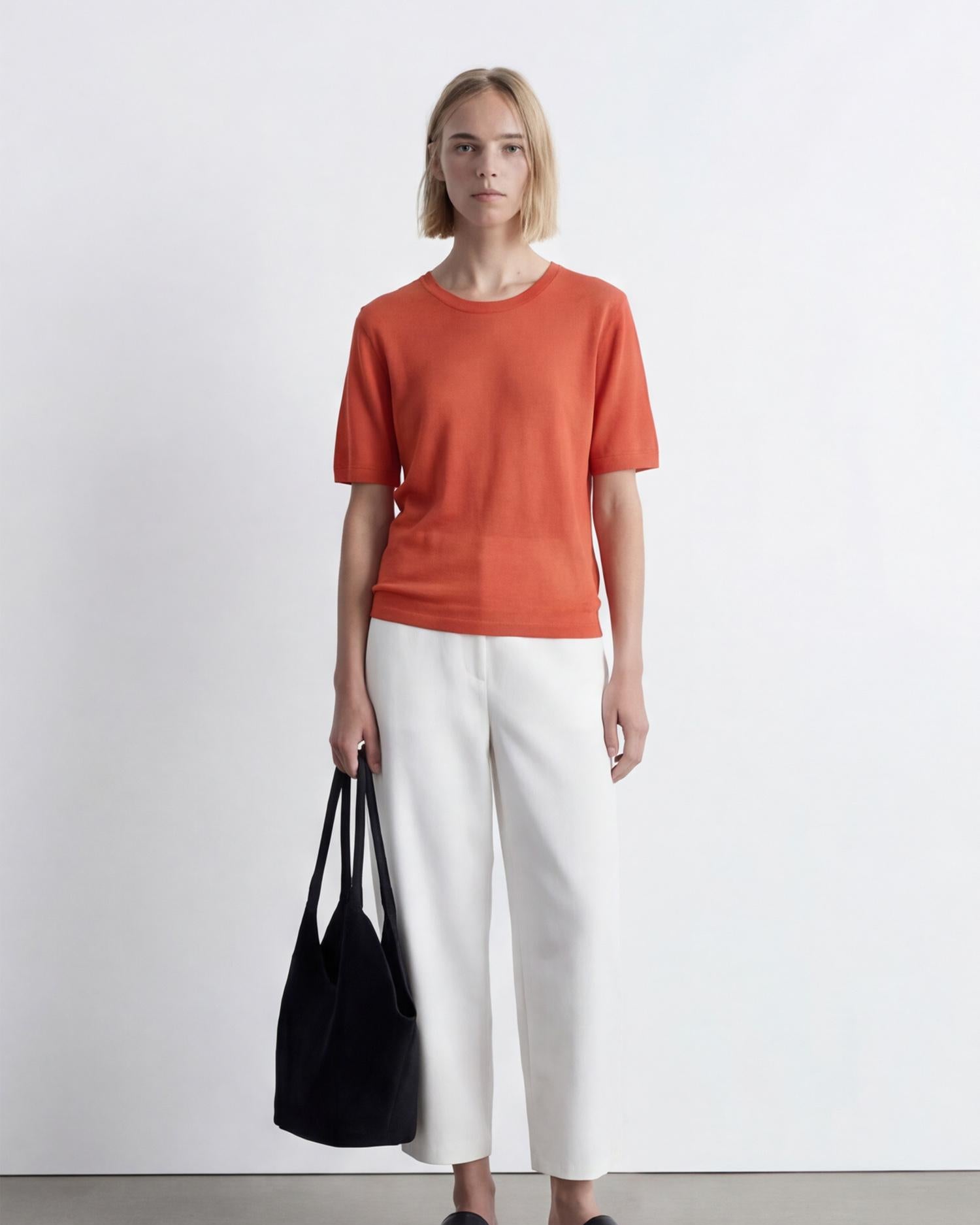 LAYERPLAN | Éla Linen Blend Knit Tee