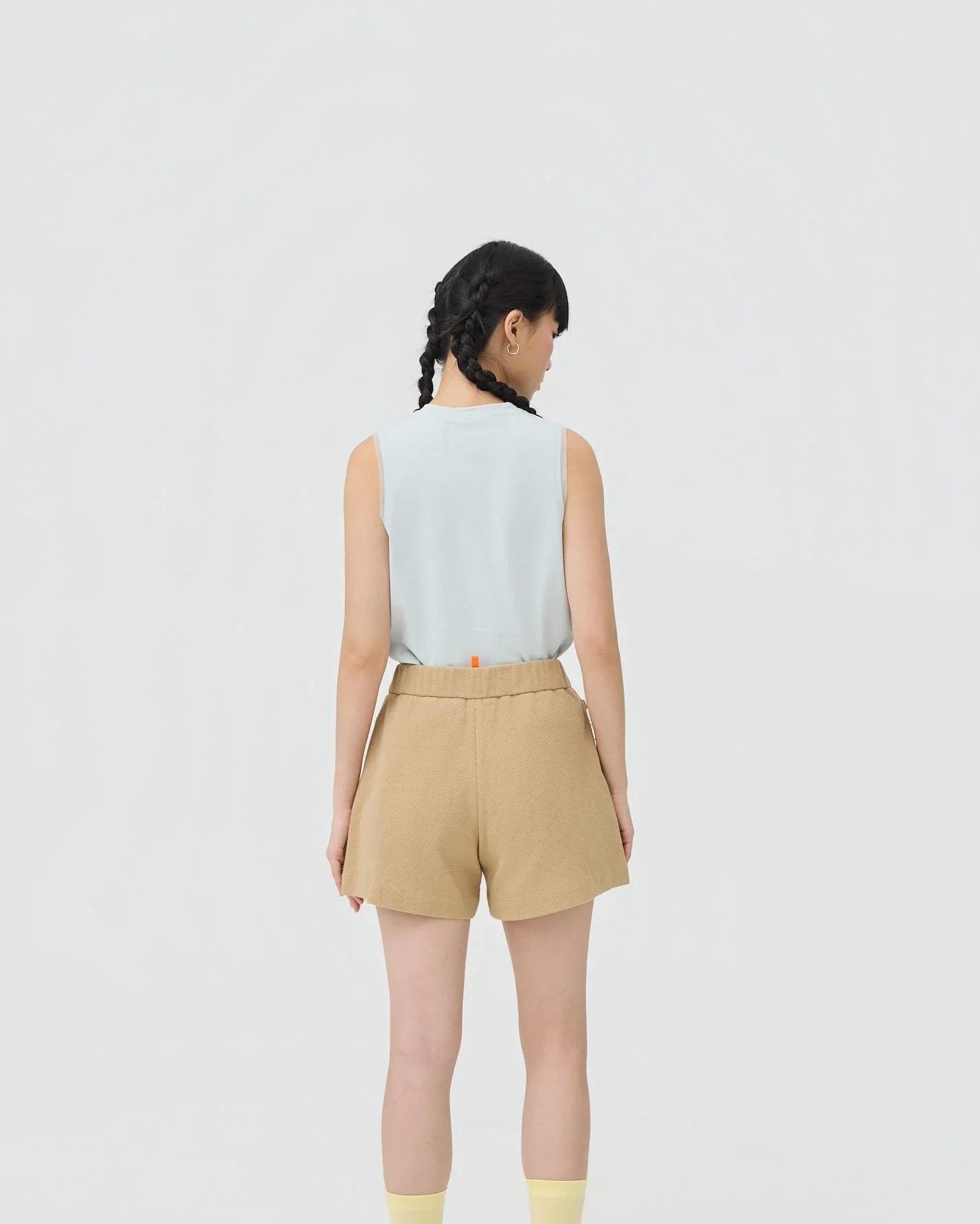 3EIGHTH | Yuru Knit Shorts Khaki