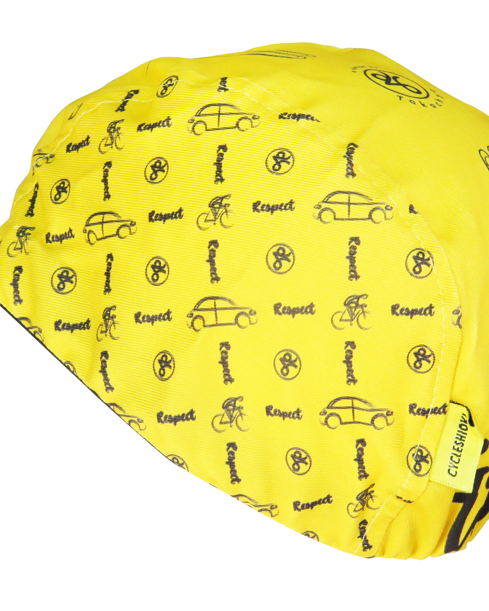 A DESIGN BY TAKACHYA | Cycling Cap - Safe Distance Yellow