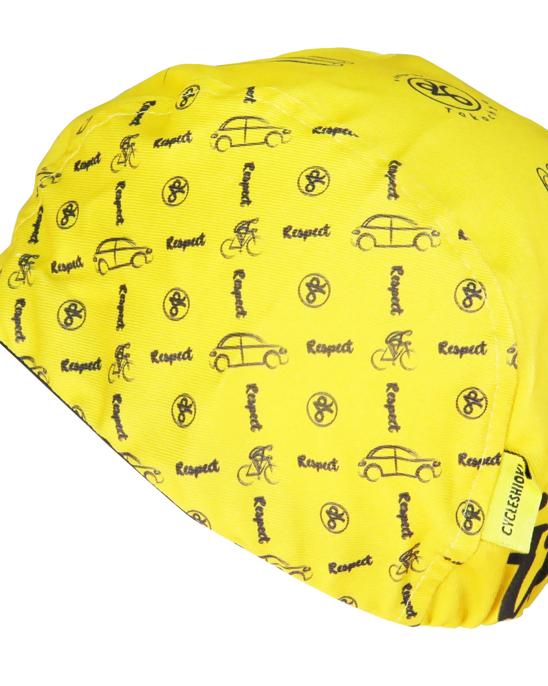 A DESIGN BY TAKACHYA | Cycling Cap - Safe Distance Yellow