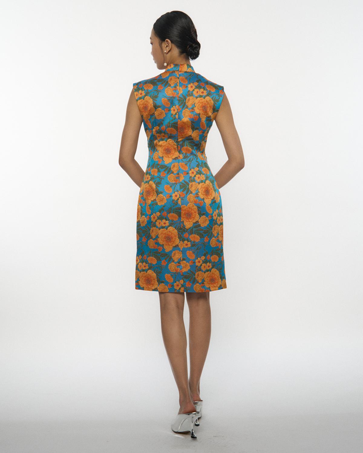 DRESSING PAULA | Jacquard Sleeveless Dress