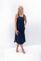 OLIVE BASICS | Rachel Reversible Denim Dress