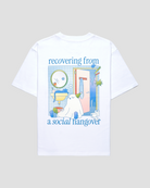 TALKING TOES | Social Hangover Oversized Tee - White