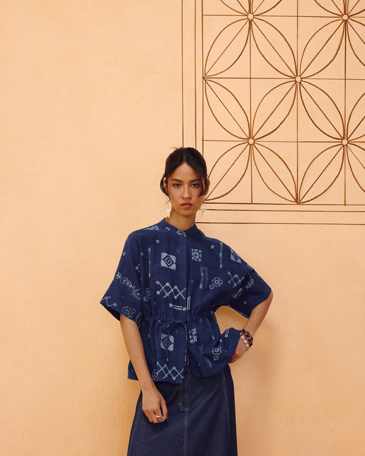 SUI | Rooted Beginnings Kala Cotton Peplum Top