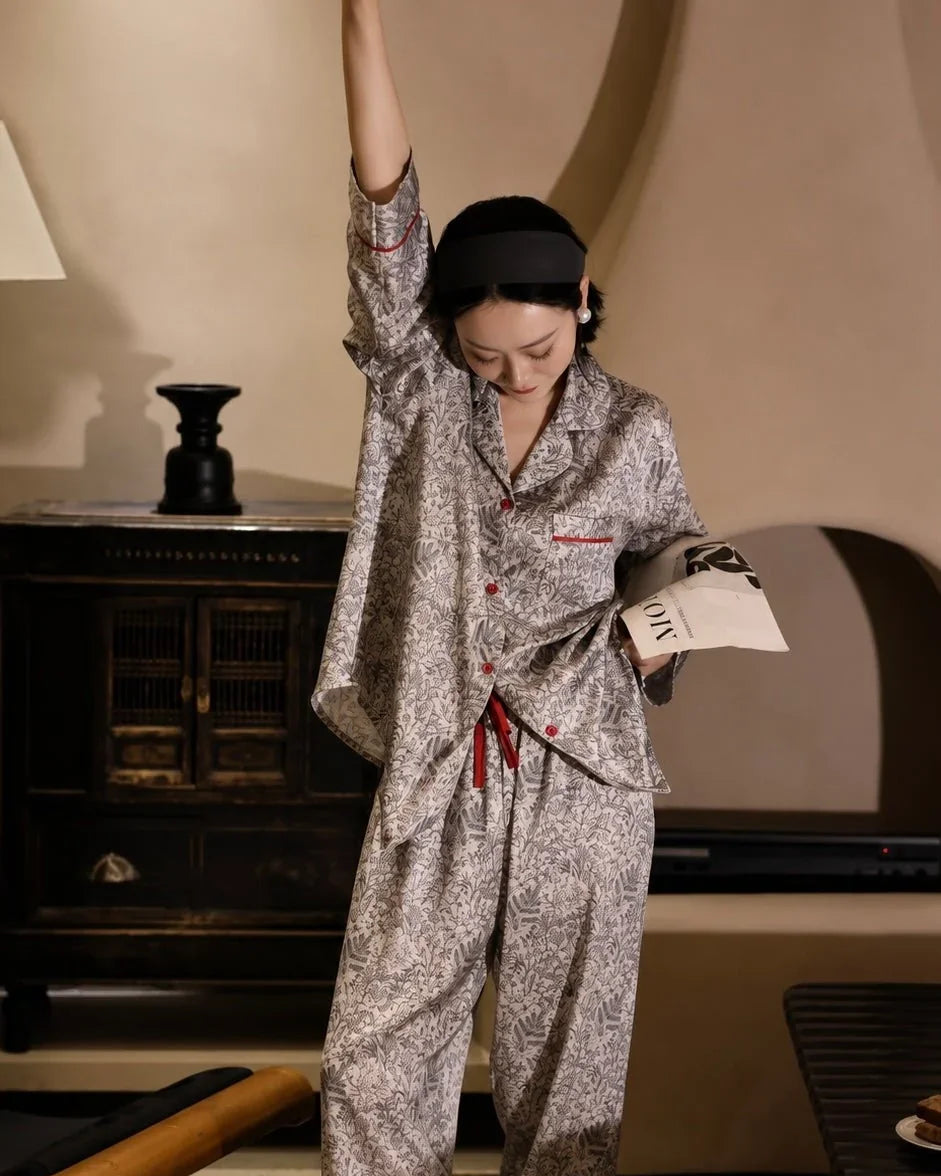 BELLS & BIRDS | Toile Rouge PJ Pants Set