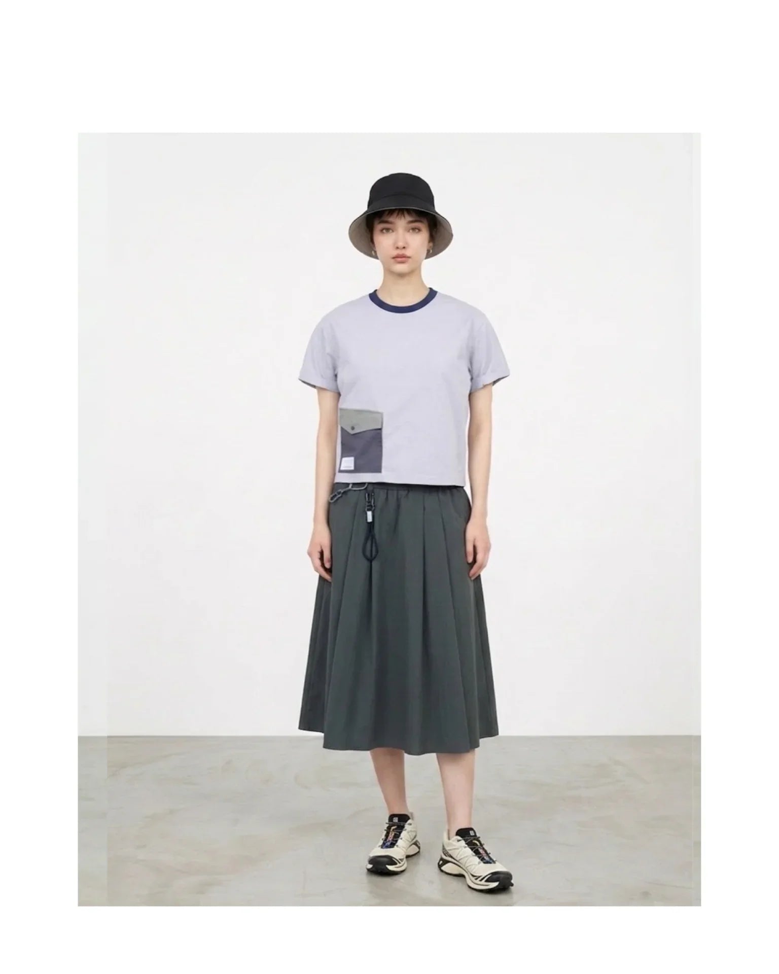 SPARROW GREEN | FAYE waistFAST Midi Skirt