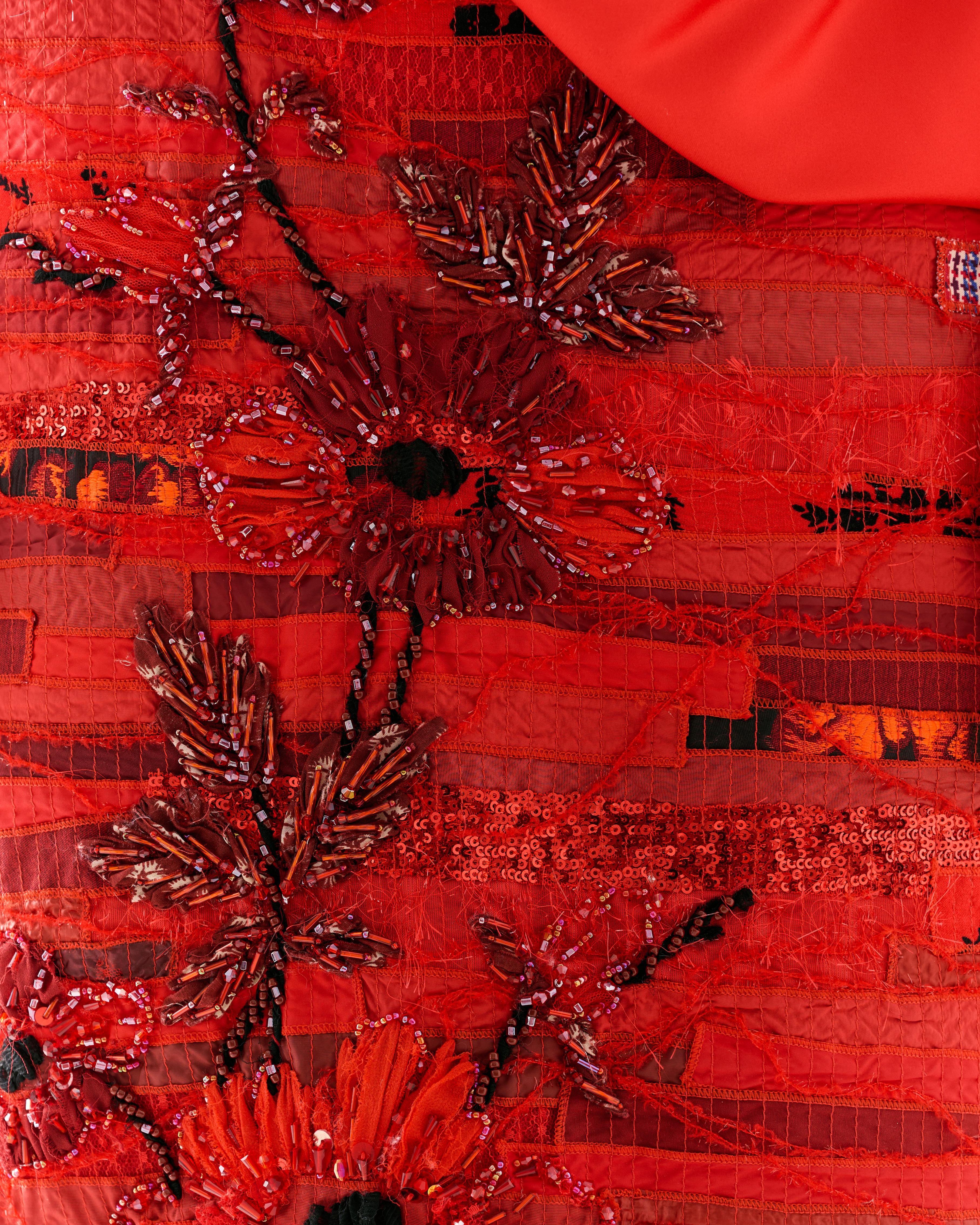 KHAAR | Scarlet Peplum Skirt