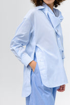 LAYERPLAN | Mira Embroidered Striped Cotton Three-Piece Set