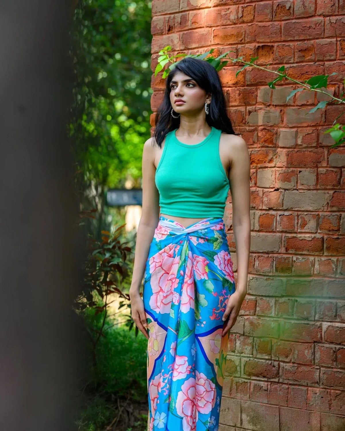 PHOTO PHACTORY | Jiwas Wrap Skirt | Peranakan Pottery Skirt