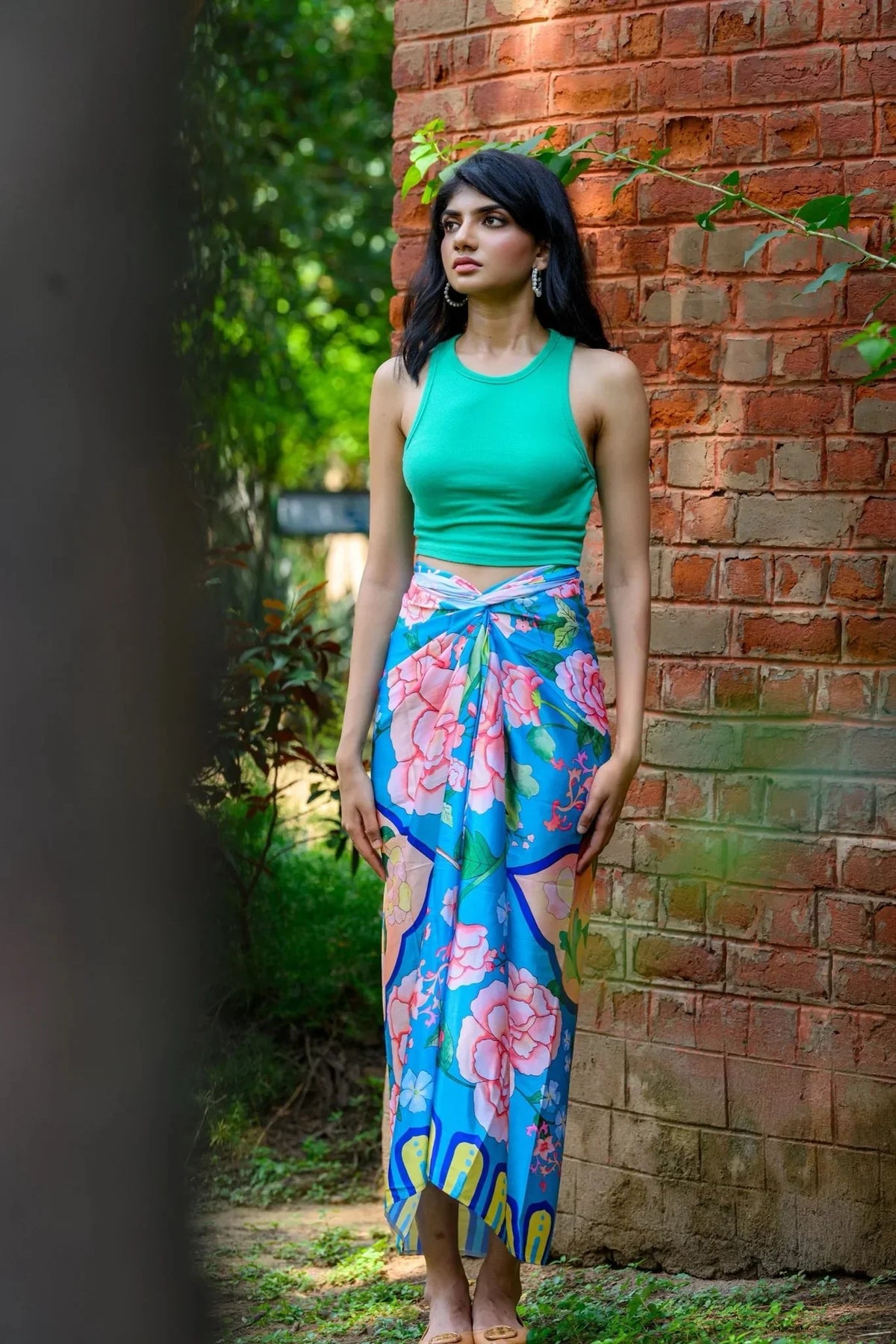 PHOTO PHACTORY | Jiwas Wrap Skirt | Peranakan Pottery Skirt