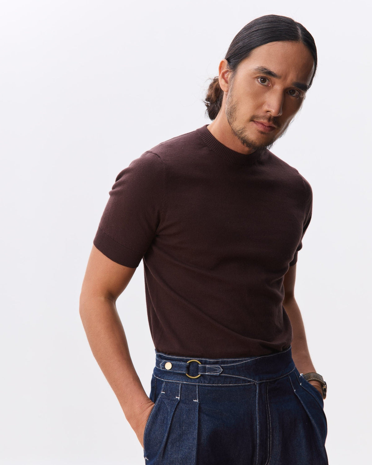 HOUSE OF HOUSE OF ANON PTE. LTD | Otto Mock Neck Knit Top - 100% Cotton