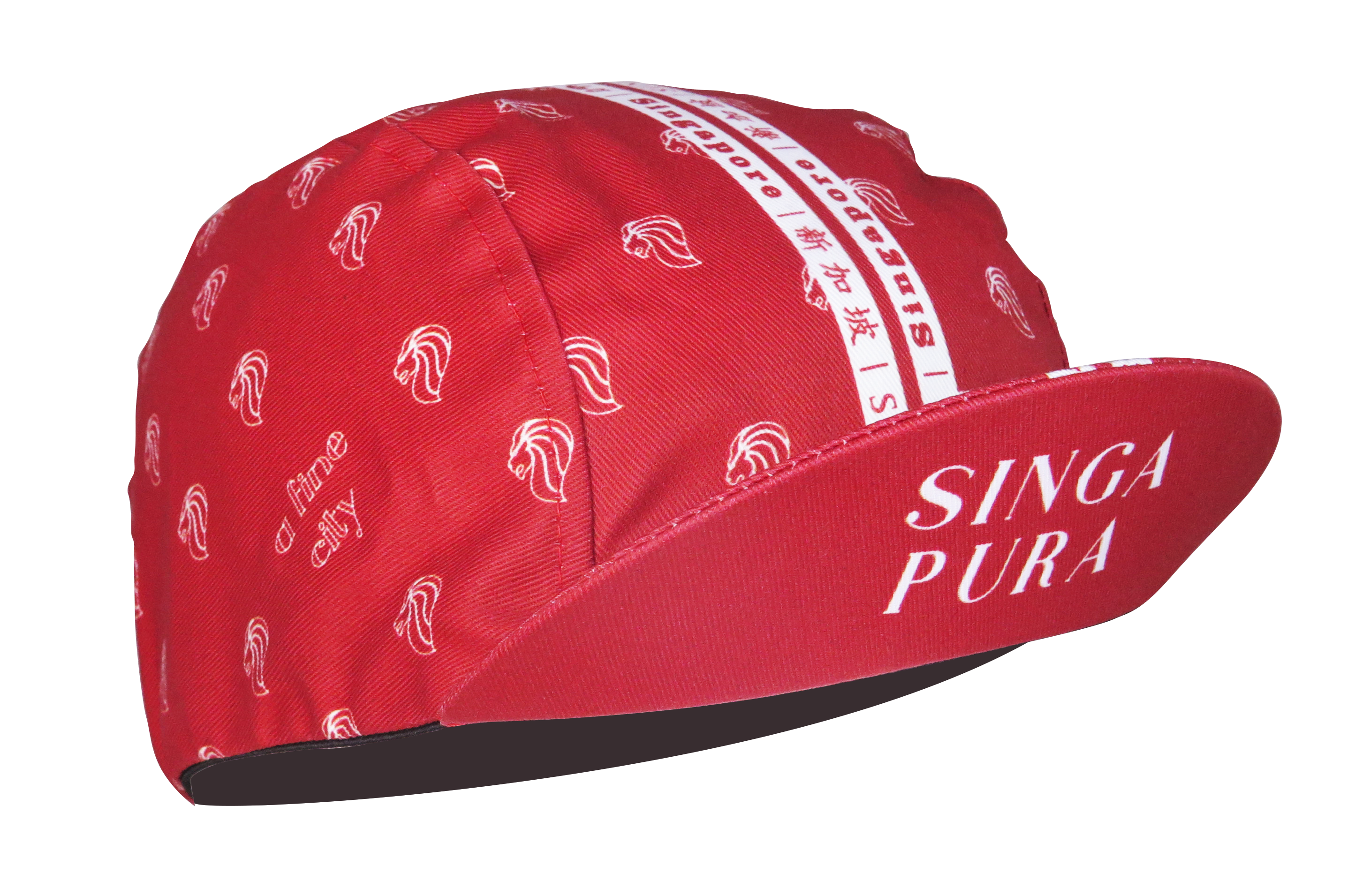A DESIGN BY TAKACHYA | Cycling Cap - Singapura a Fine City
