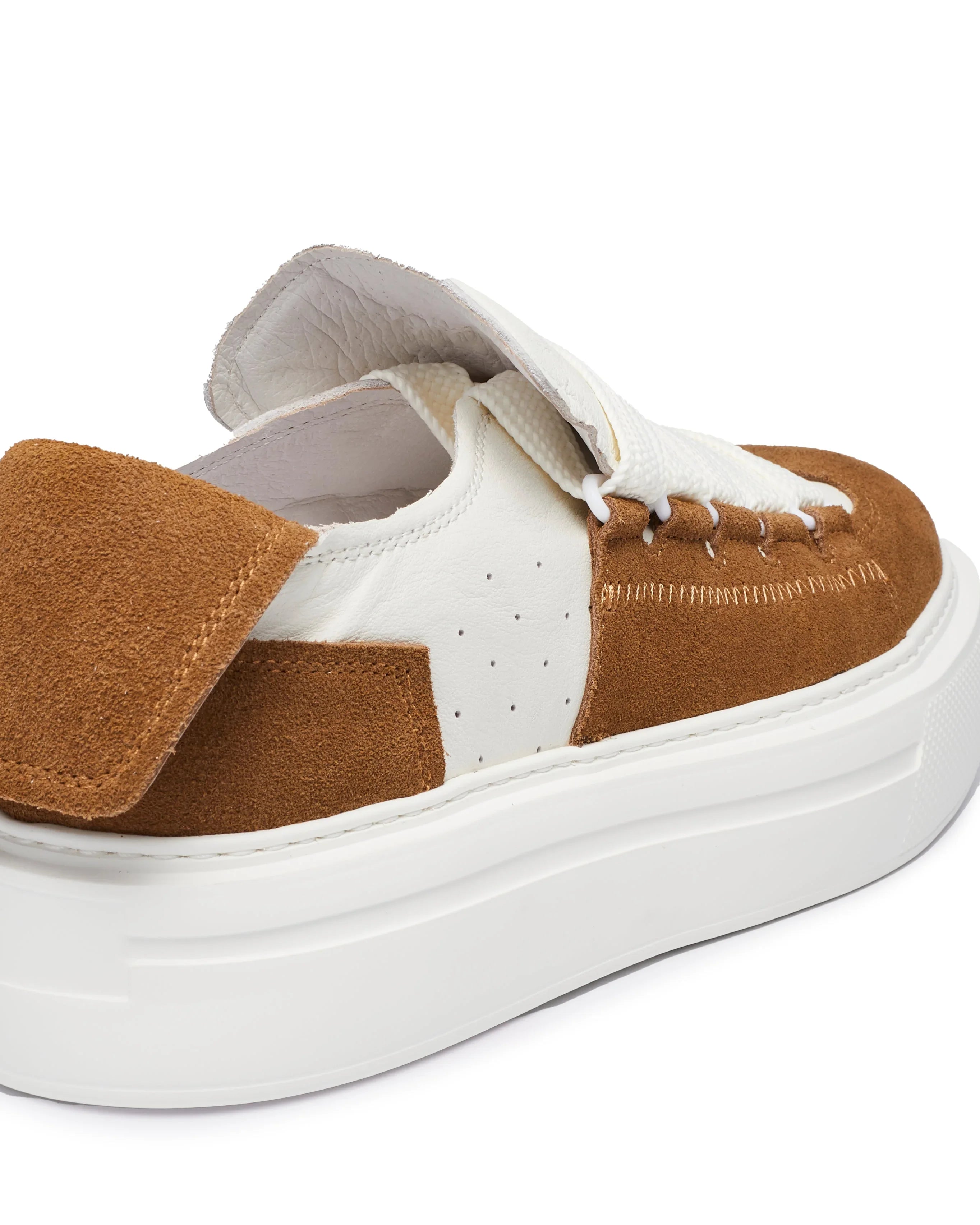 PROJECTWEAR | Felton Broad Shoelace Suede Leather Sneaker Brown