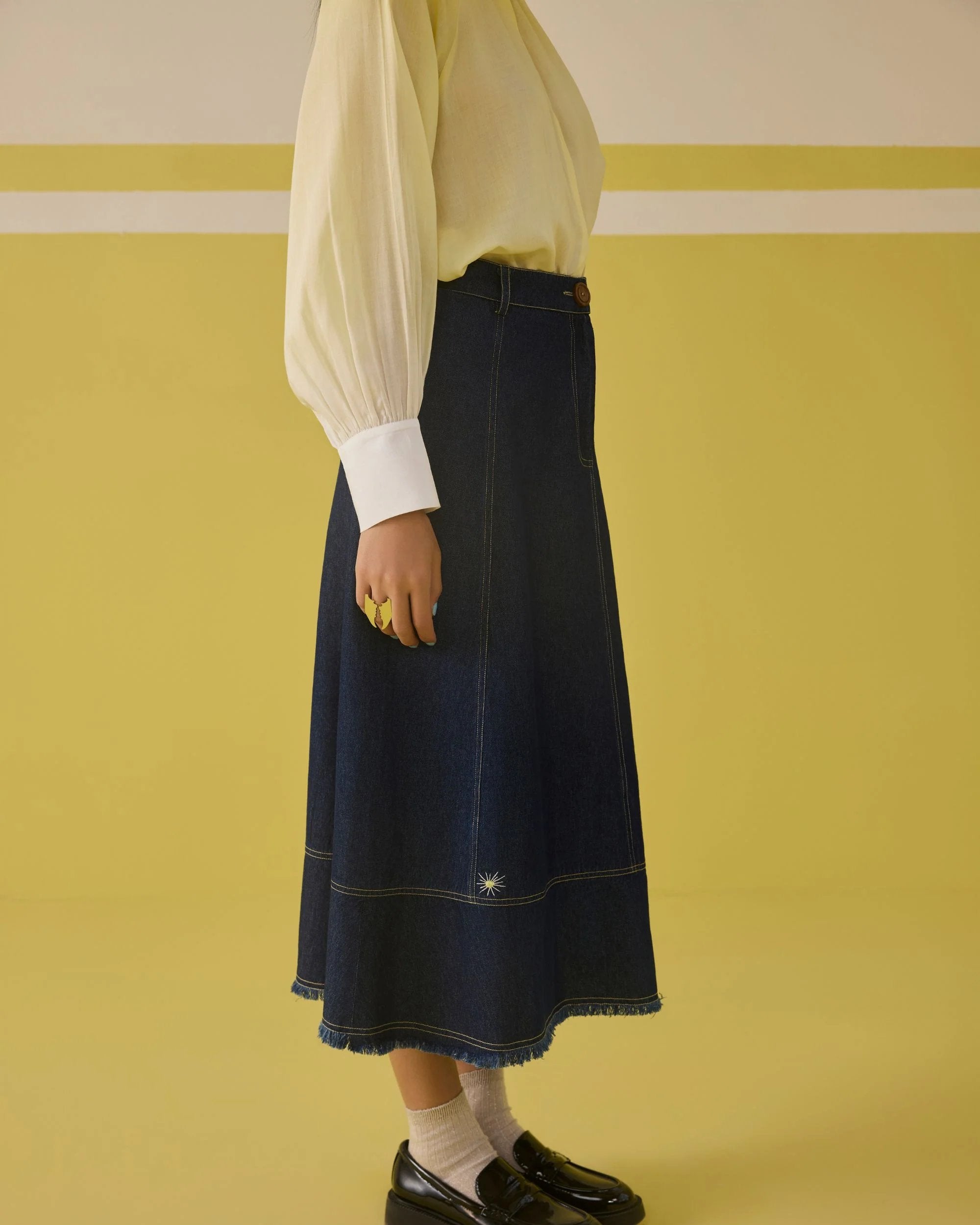 SUI | The Sunshine Denim Skirt