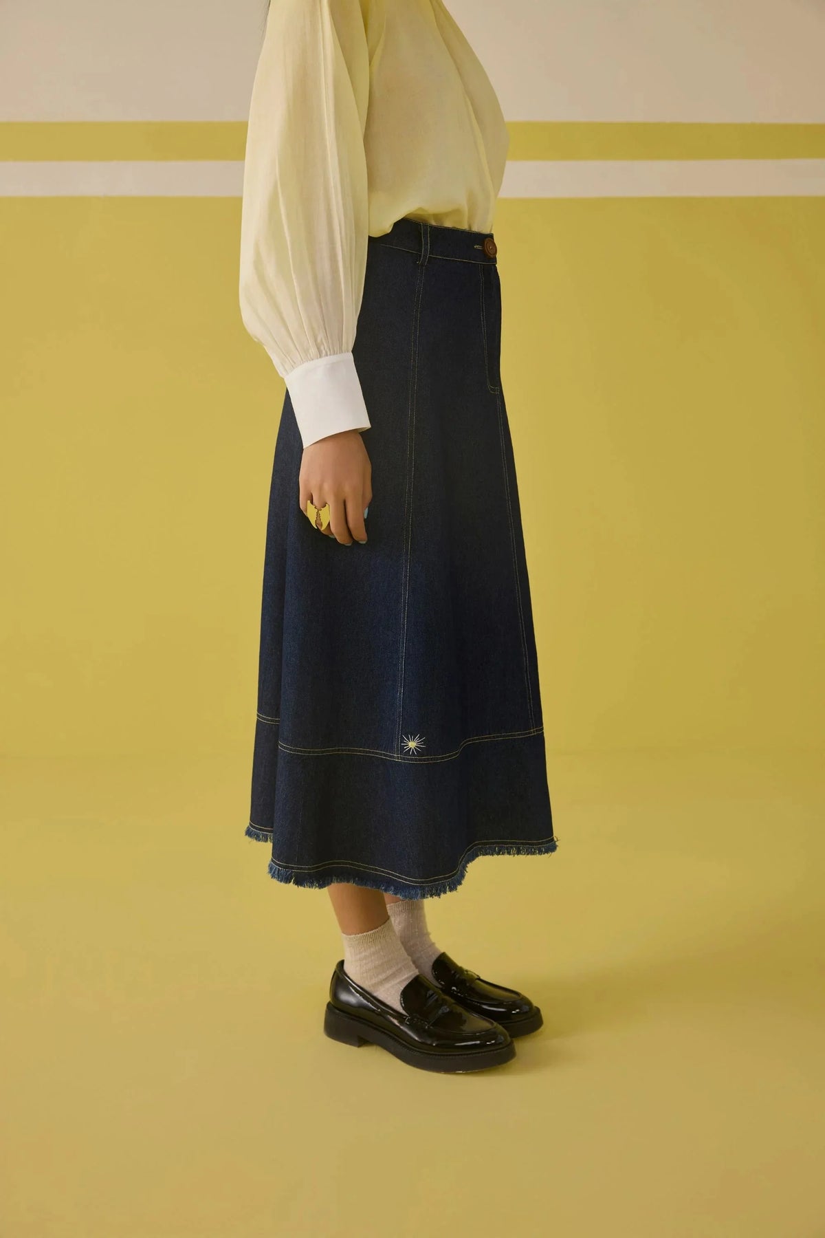 SUI | The Sunshine Denim Skirt
