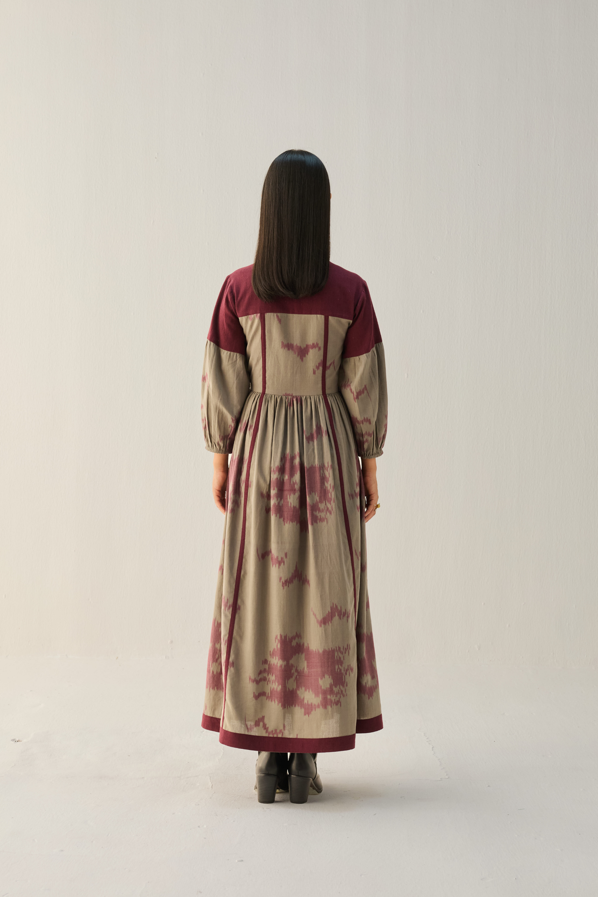 SUI | Horizon Handwoven Ikkat Maxi Dress
