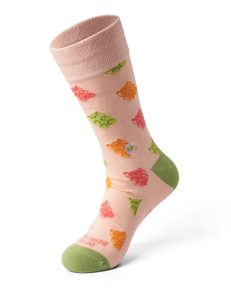 TALKING TOES | Bea-ry Gummy Sock