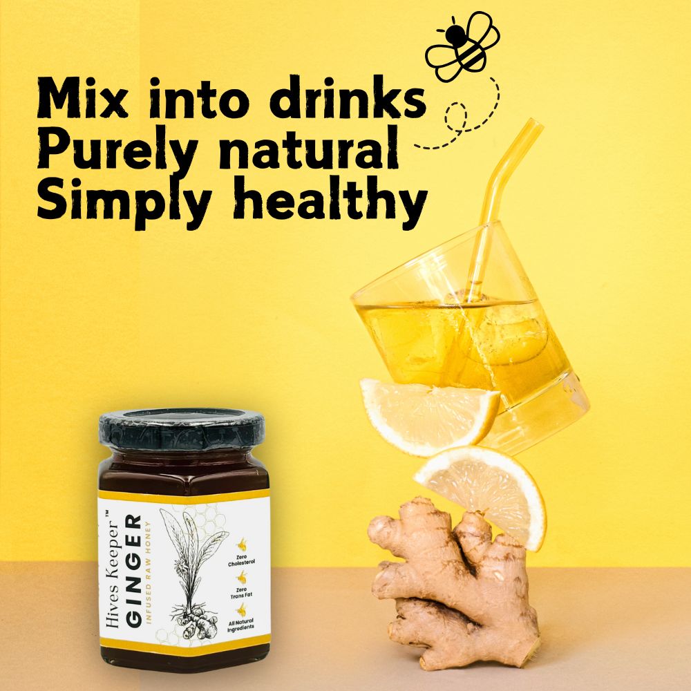 HIVES KEEPER | Infused Raw Honey Combo Gift Set - Yuzu & Peach Infused Raw Honey