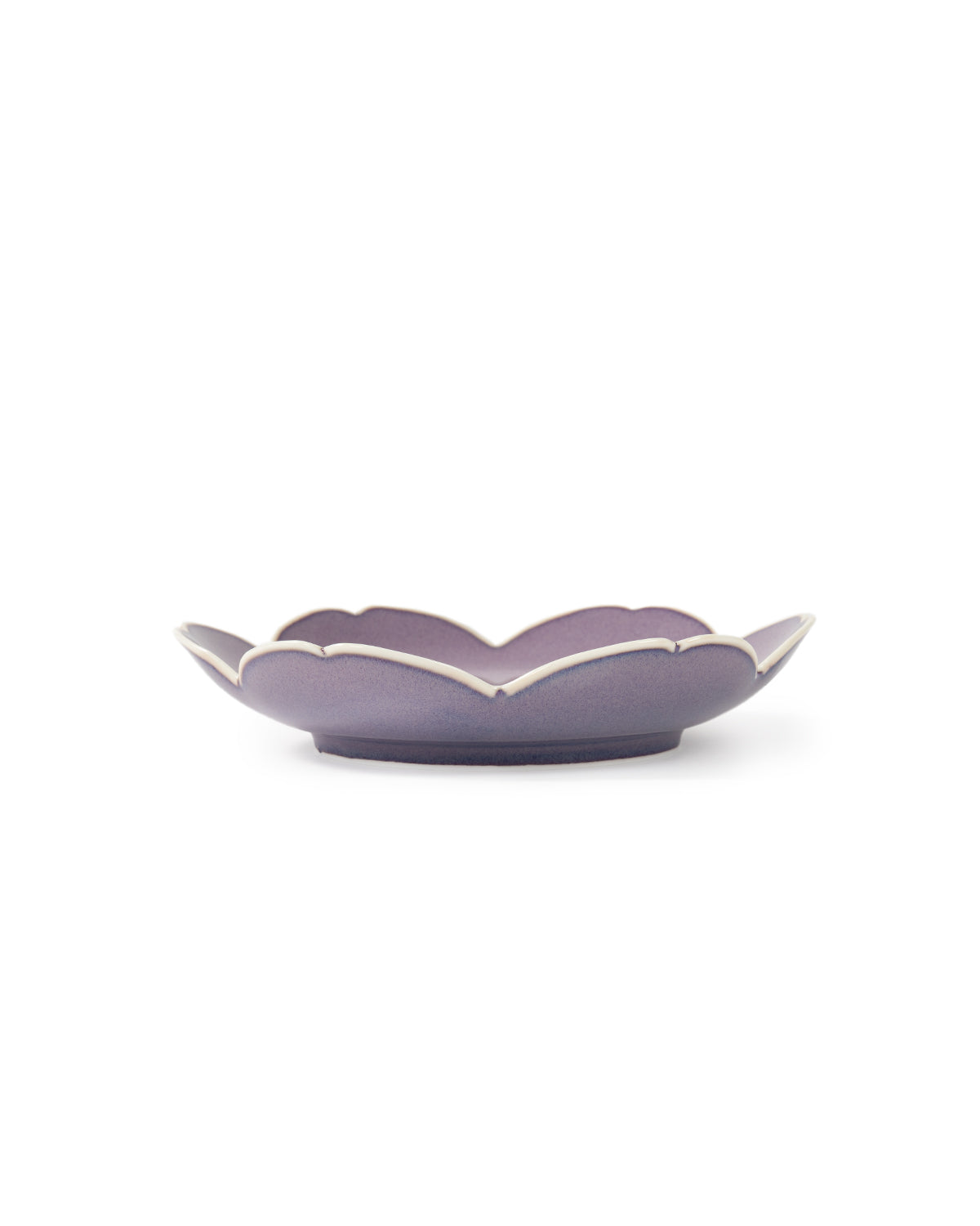 CRAFILAB | Purple & Jun Kiln Transmutation Floral Saucer