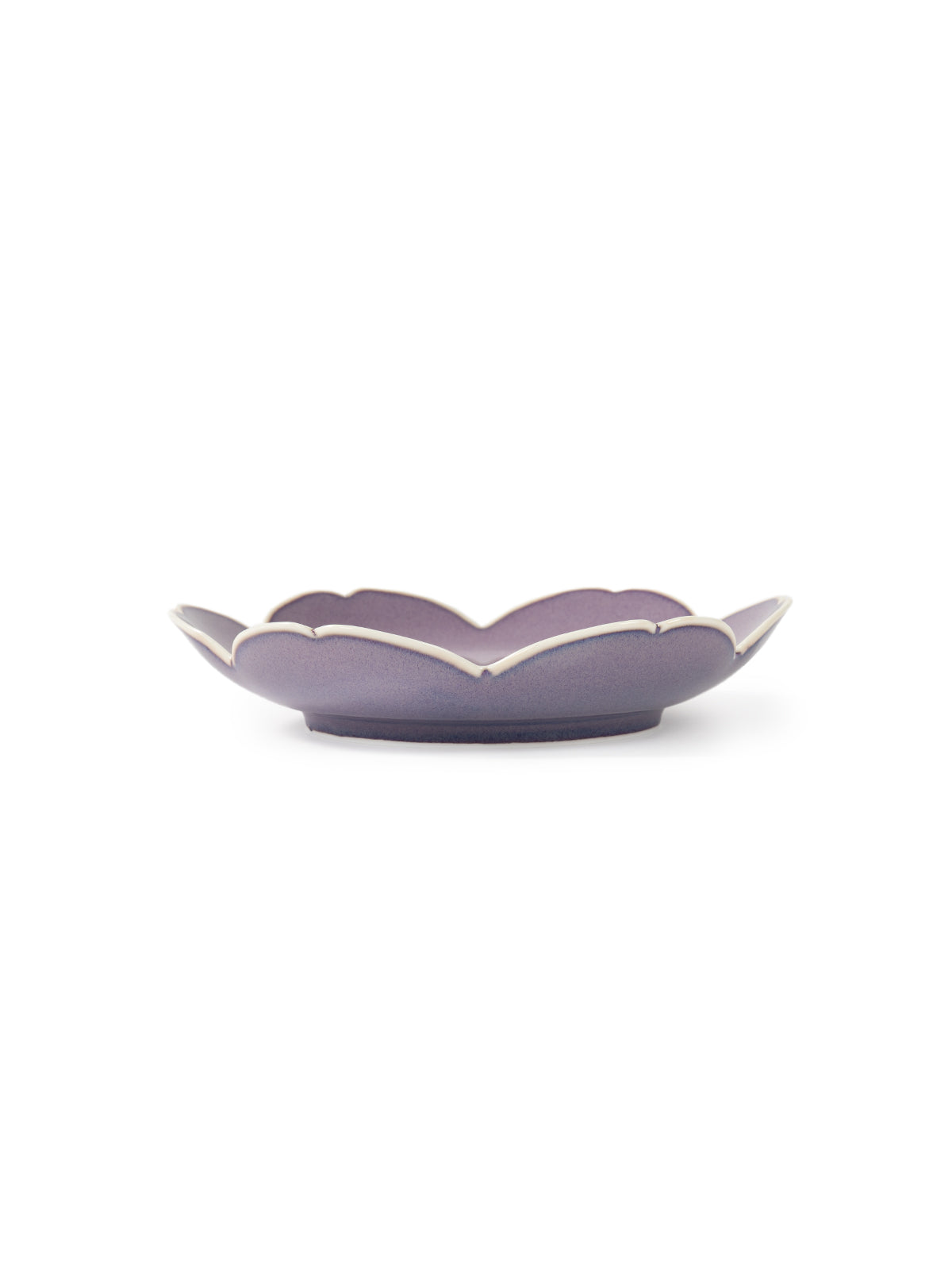 CRAFILAB | Purple & Jun Kiln Transmutation Floral Saucer
