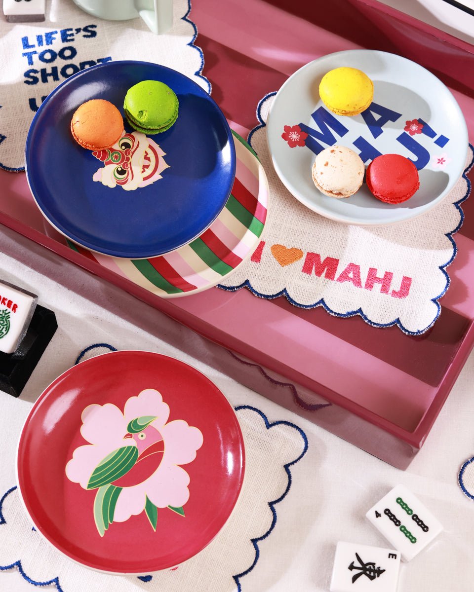 TABLE MANNERS | Mahjong. Please! Tapas Plates Set of 4