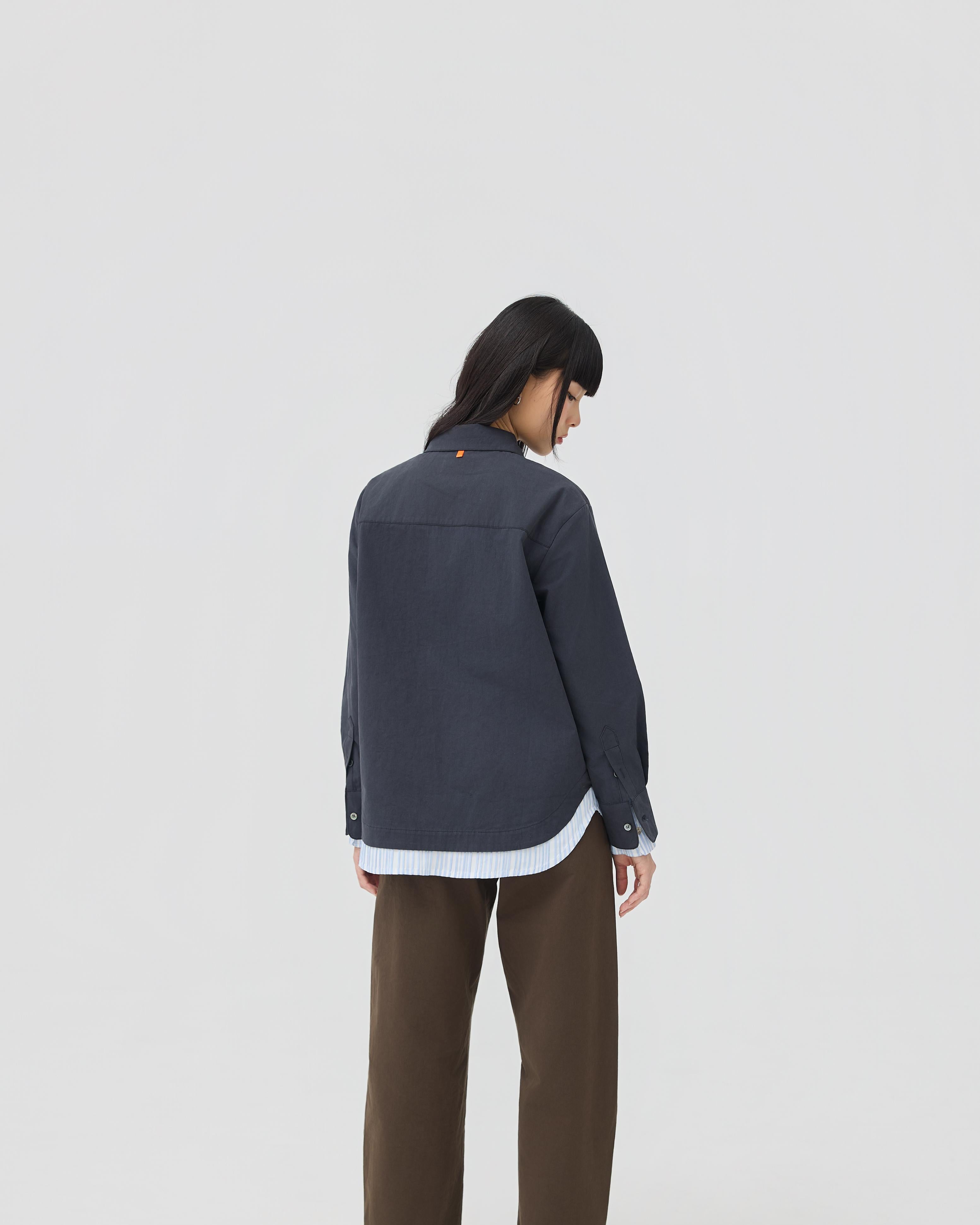 3EIGHTH | Kasane Shirt In Ink Navy