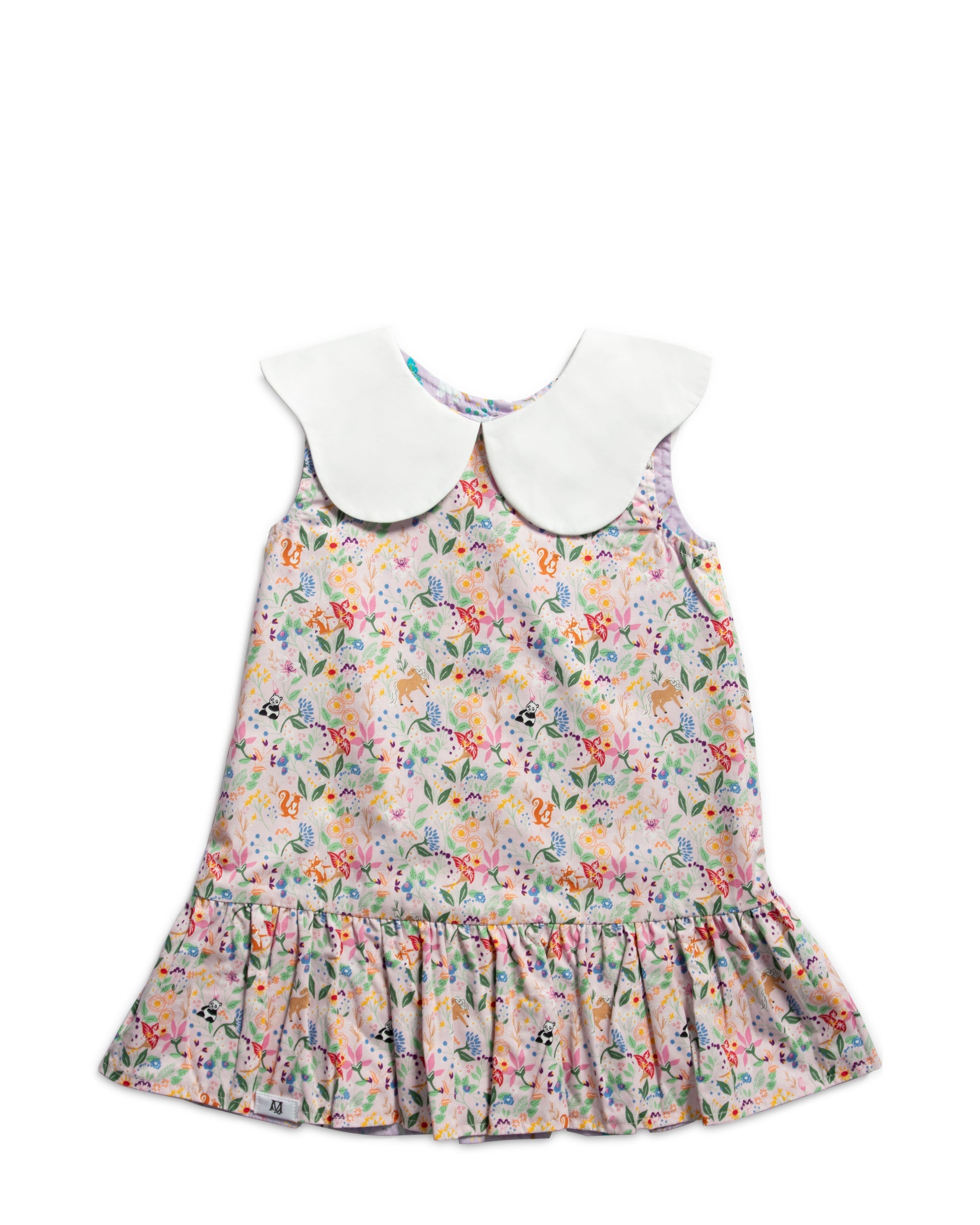 MAISON Q | Secret Garden Reversible Peterpan Collared Dress