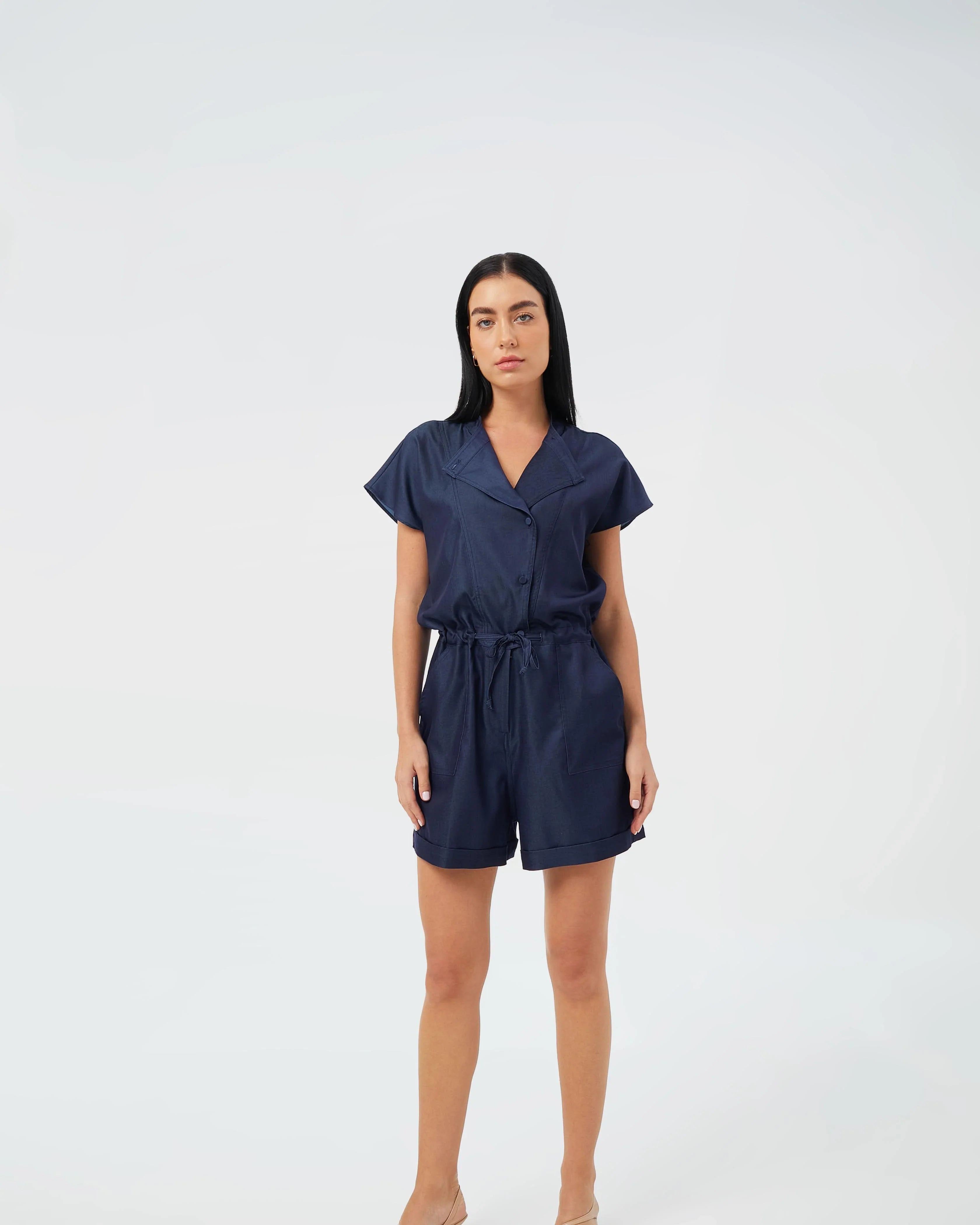 CAELI ECO LUXE | Cinched Romper