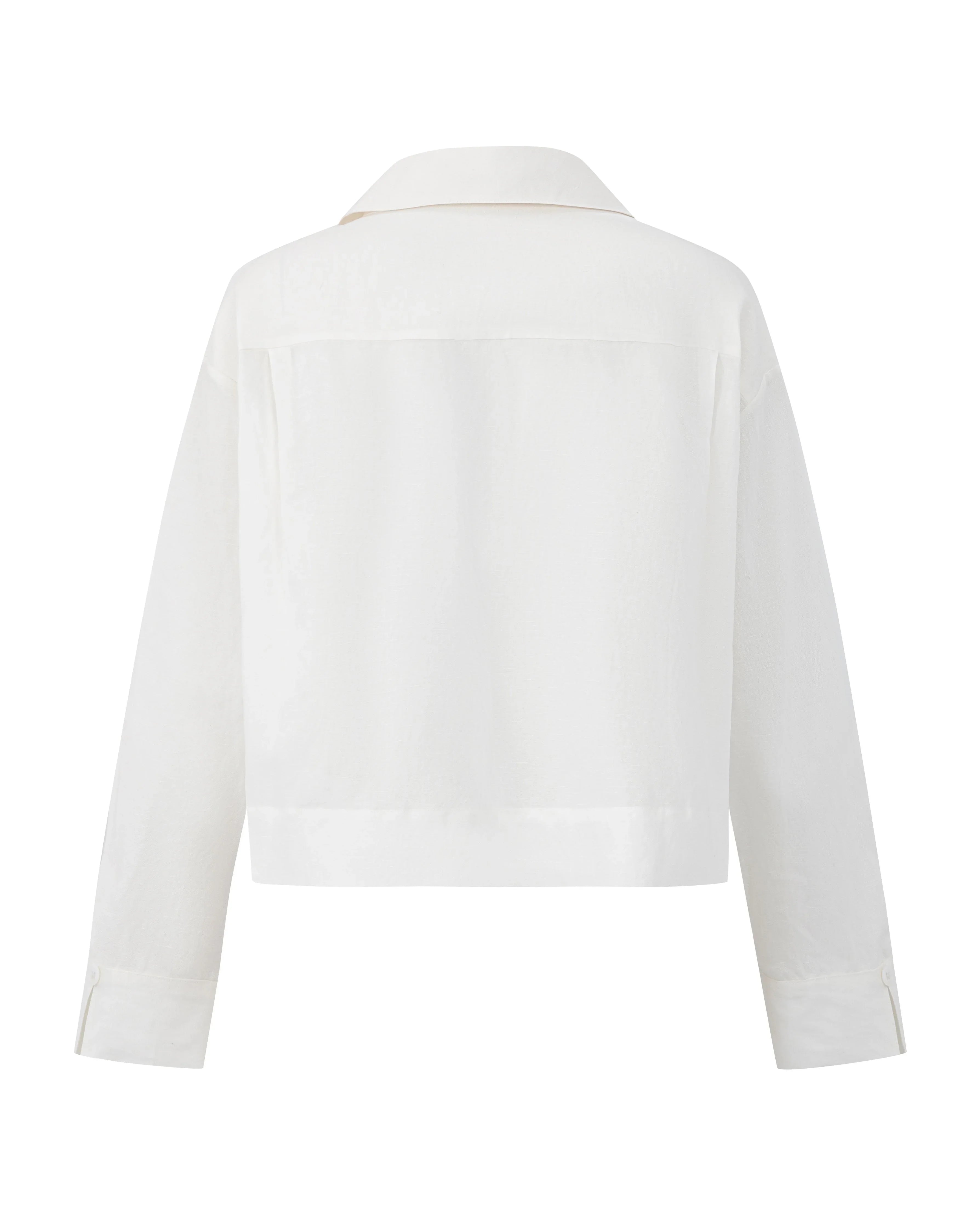 LAYERPLAN | Zerin Cropped Linen Shirt