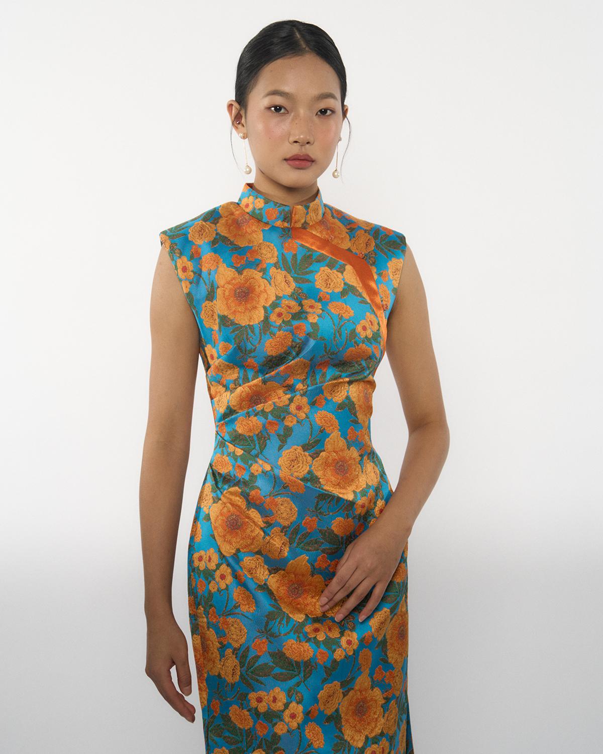 DRESSING PAULA | Jacquard Sleeveless Dress