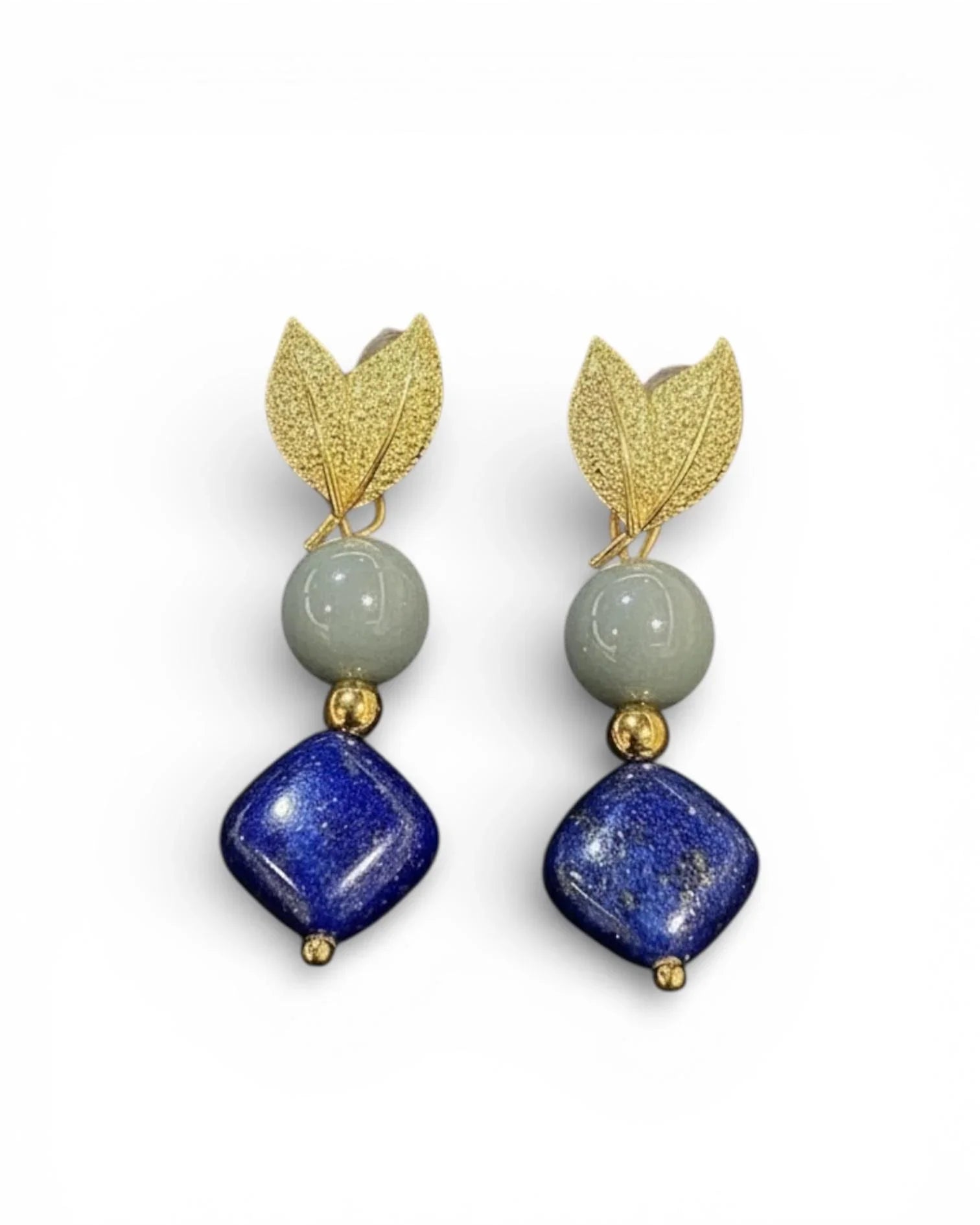 THE ANTECEDENT STORE | E - Strength & Wisdom Golden Leaf Earrings