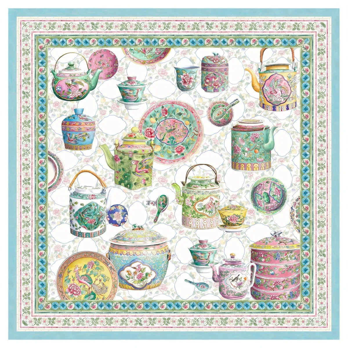SINGLAPA | Peranakan Porcelain Scarf