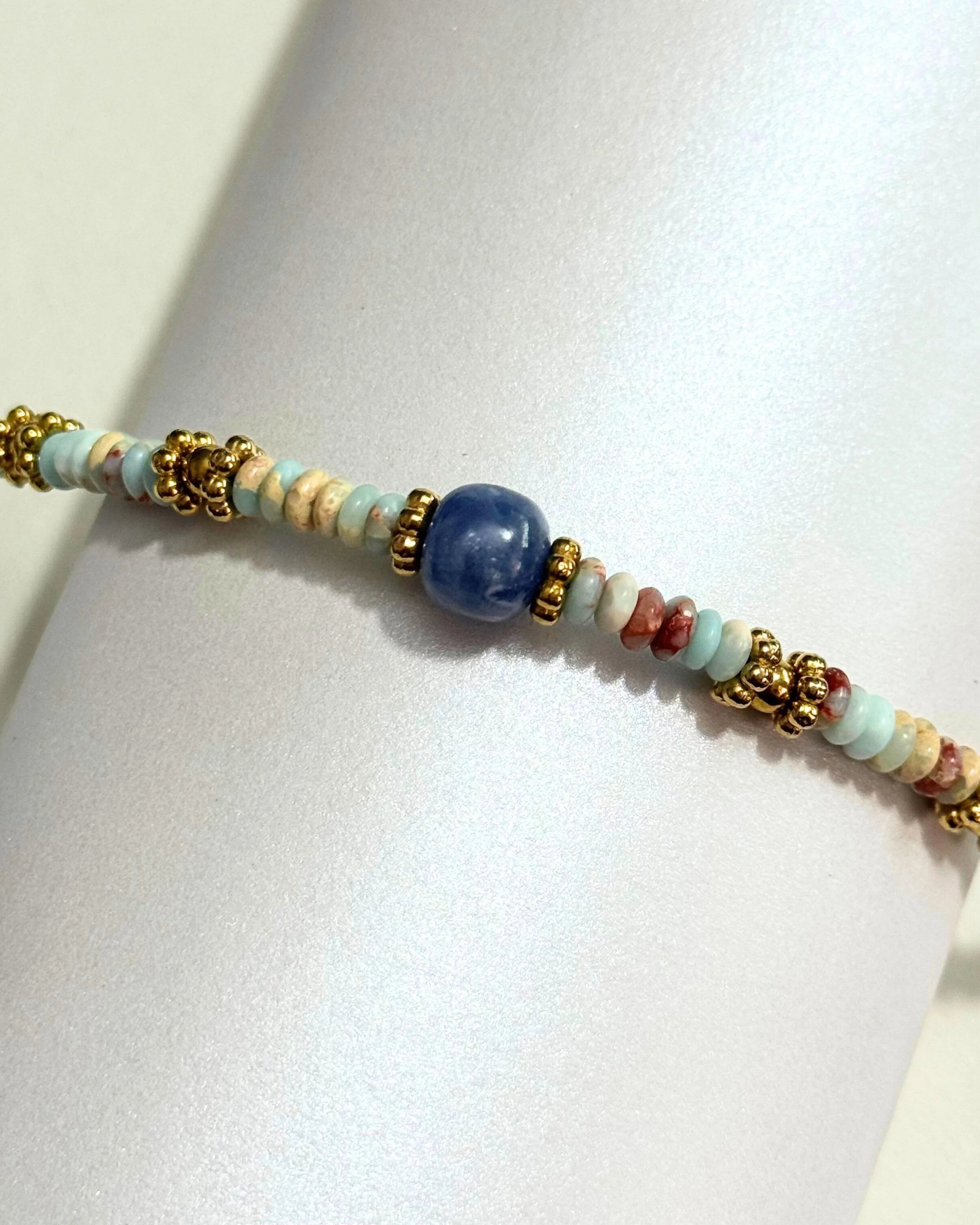 THE ANTECEDENT STORE | B - Insight & Stability Kyanite With Pagodite Crystal Bracelet
