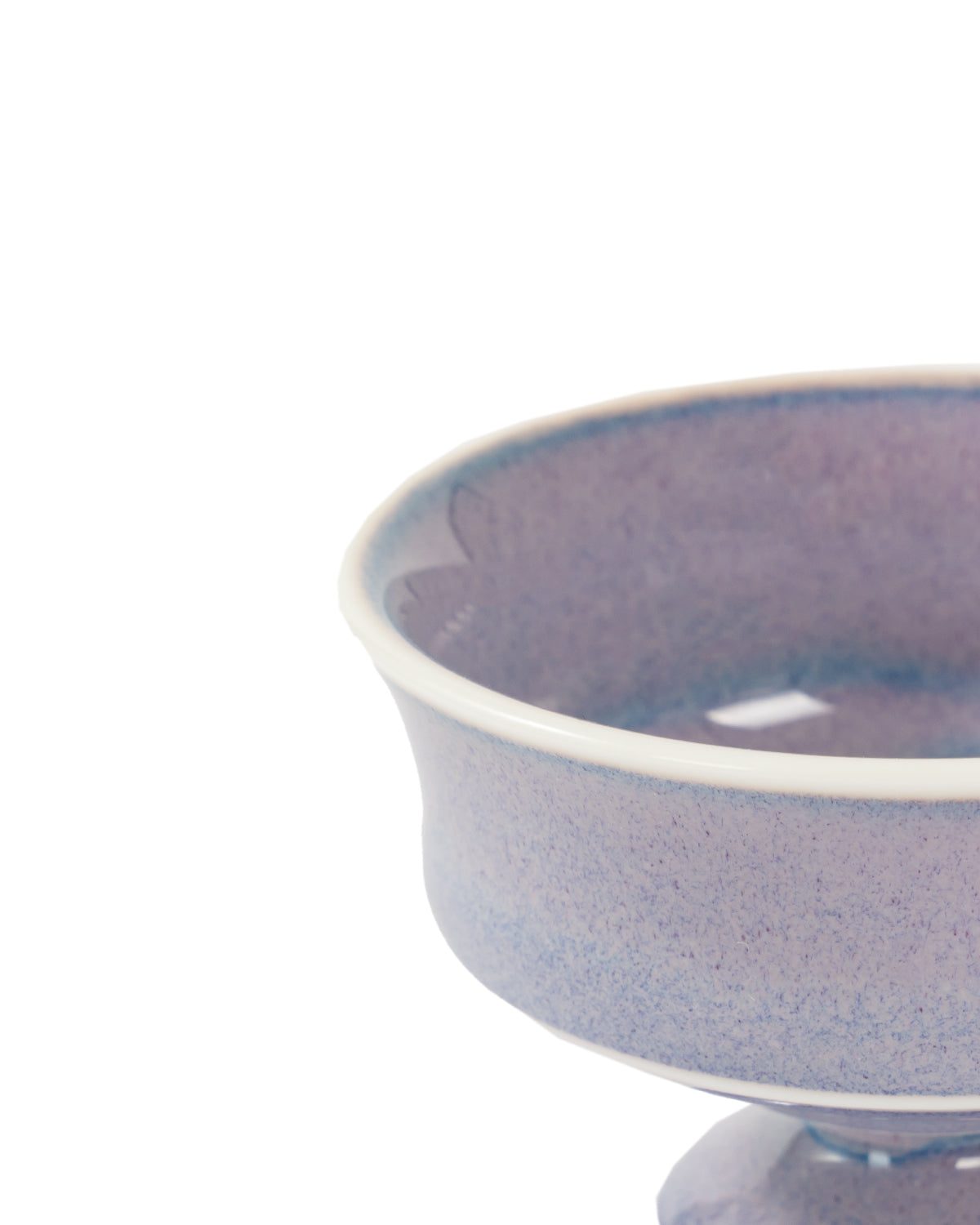 CRAFILAB | Purple & Jun Kiln Transmutation Tall Footed Round Cup