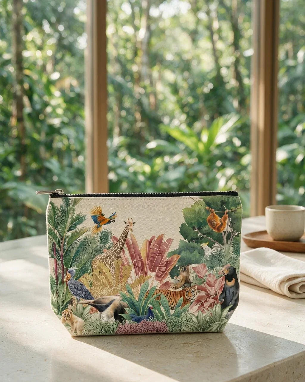 MANDAI WILDLIFE GROUP | MANDAI x SINGLAPA Living Tapestry Pouch