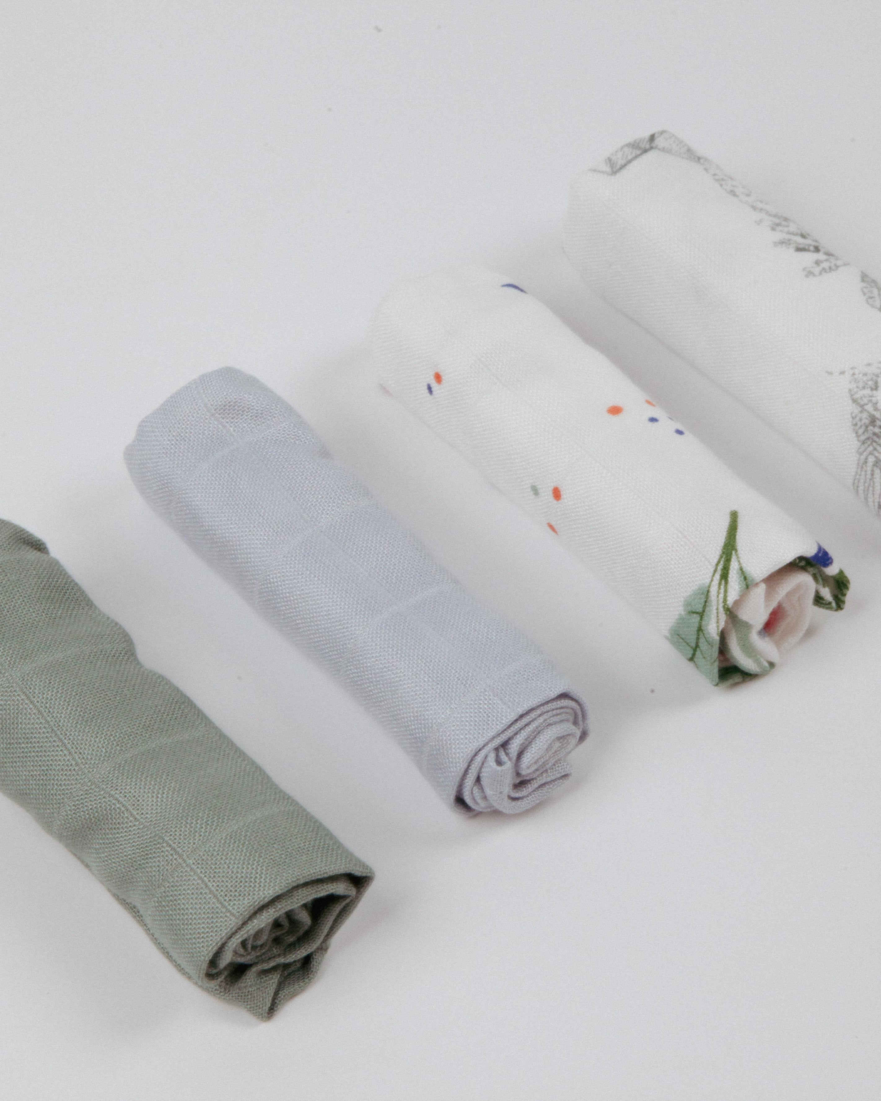 LITTLE REI | LRE Bamboo Wash Cloth 4pc