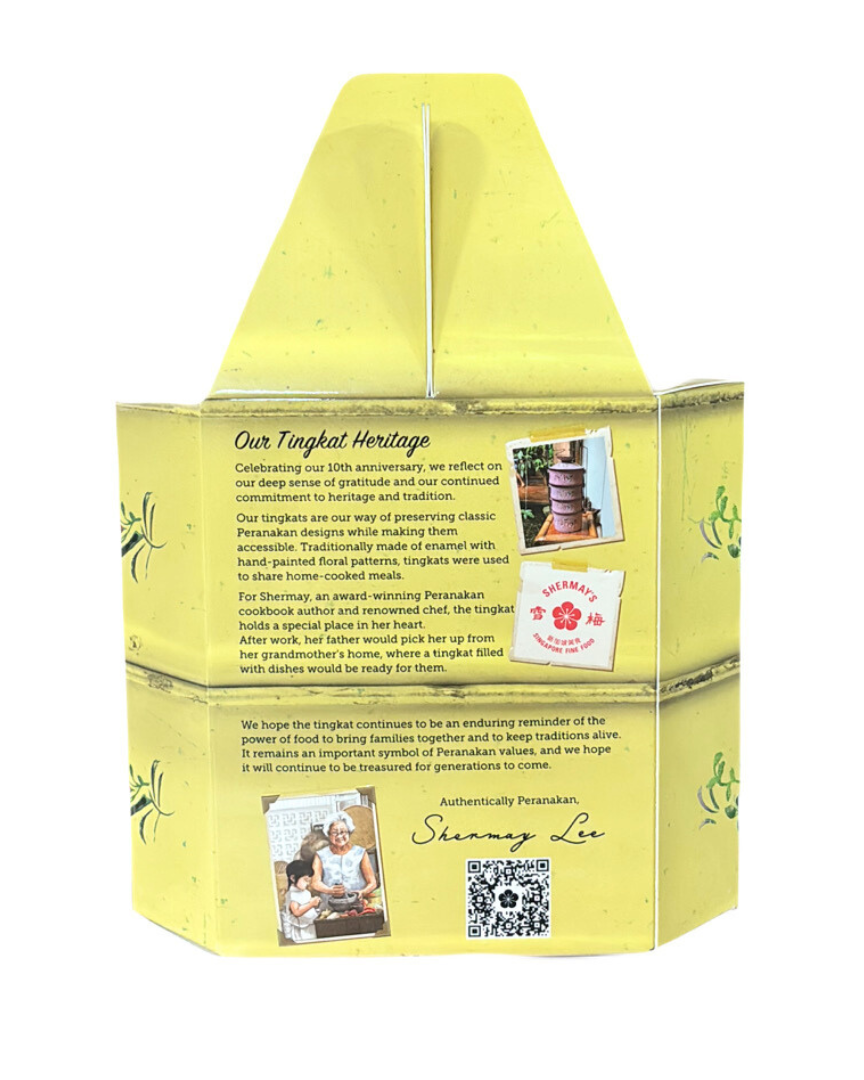 SHERMAY'S SINGAPORE FINE FOOD | Yellow Tingkat Starter Set