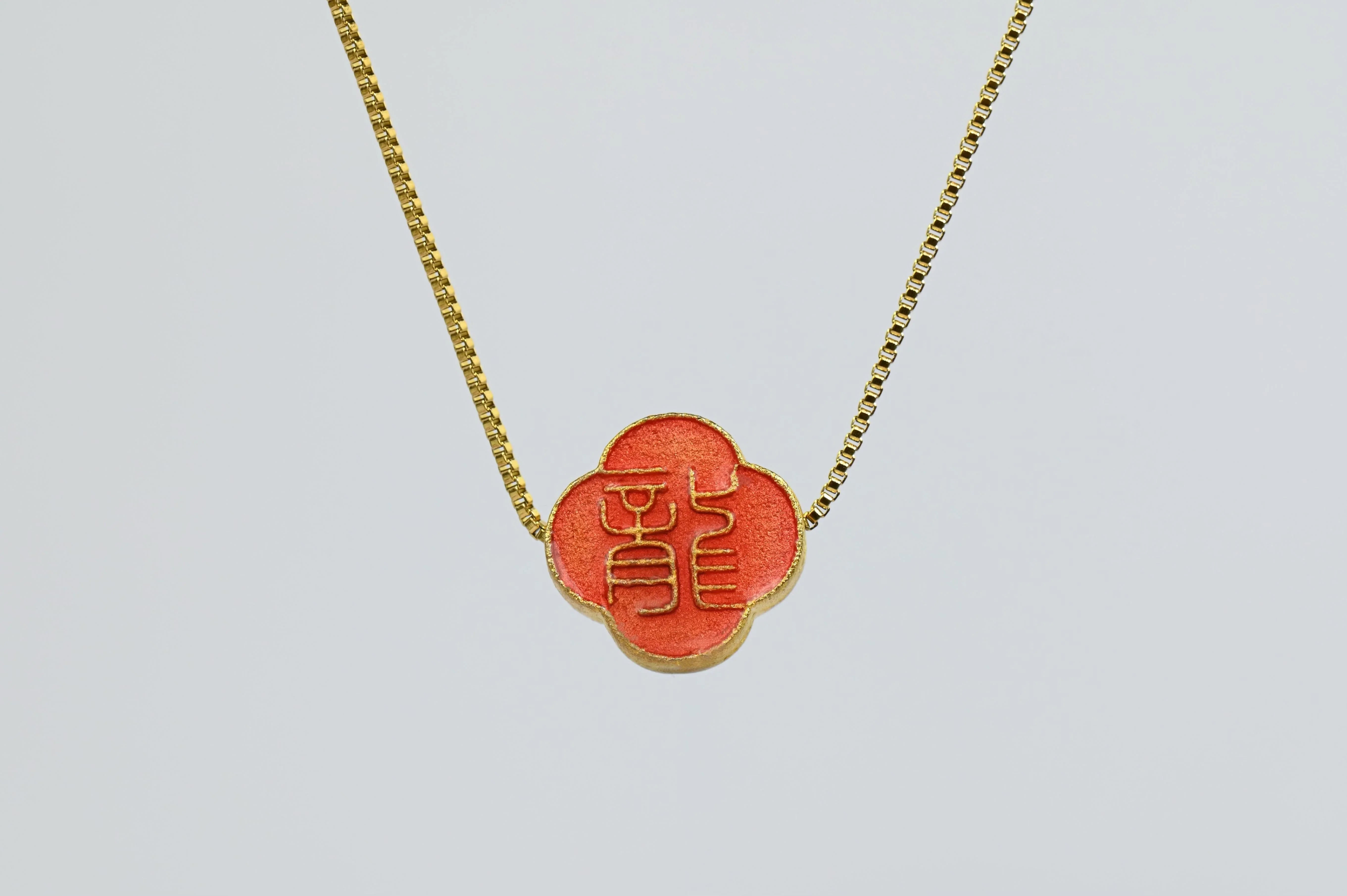MARILYN TAN JEWELLERY | Lucky Zodiac Gold Chain Pendant Necklace With Enamel Charm